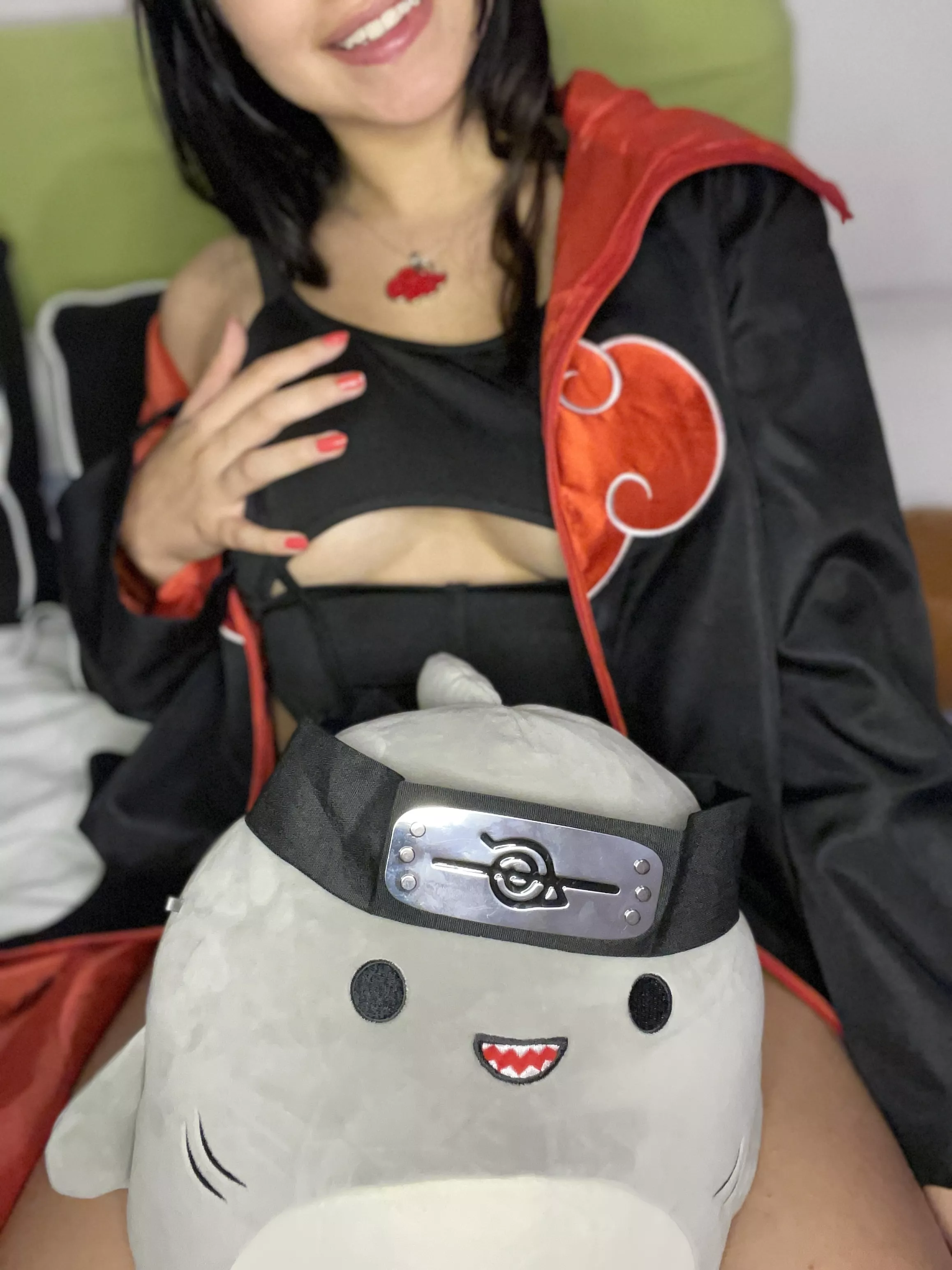 Can an asian cosplay girl make something hard?