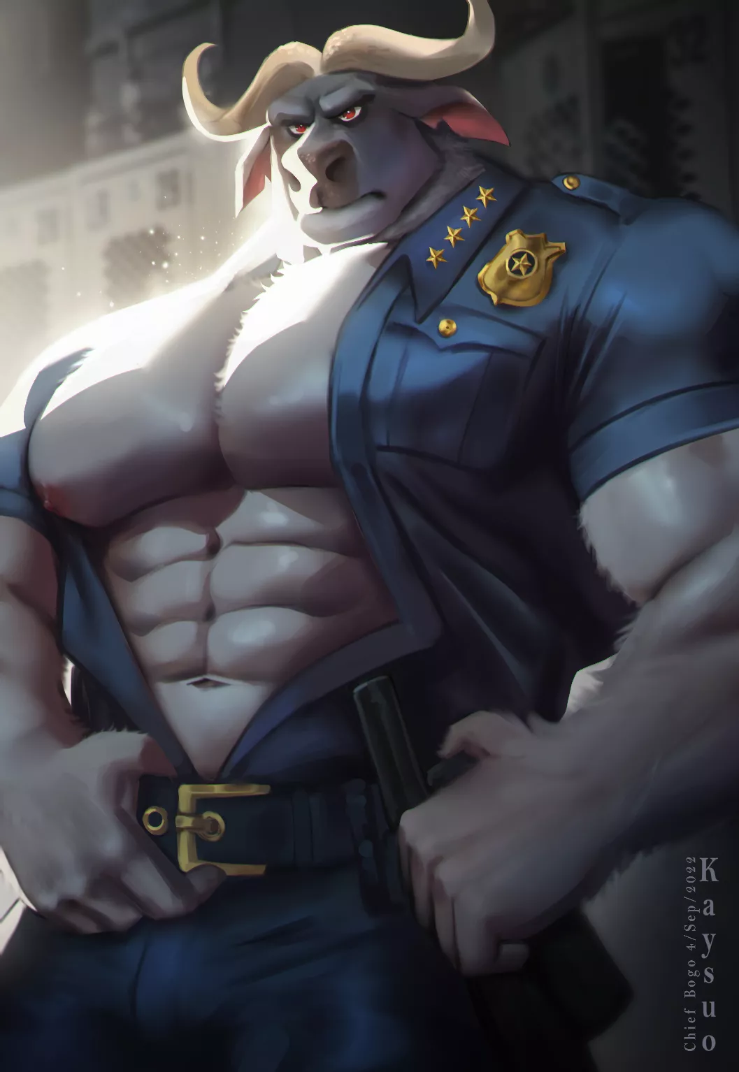 Chief Bogo (Zootopia) [Kaysuo]