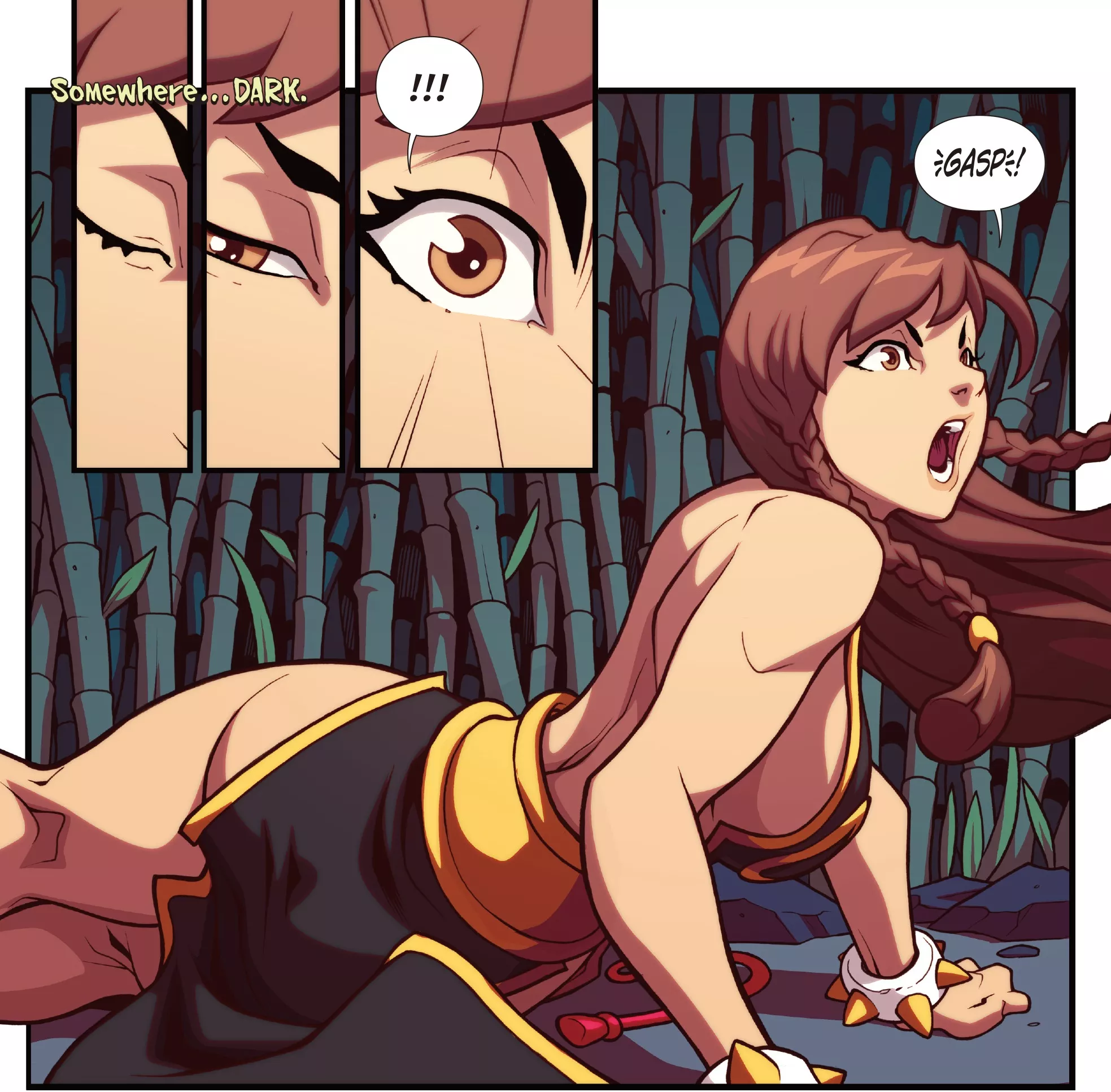 Chun-Li's black dress [Street Fighter vs Darkstalkers #01][2017]