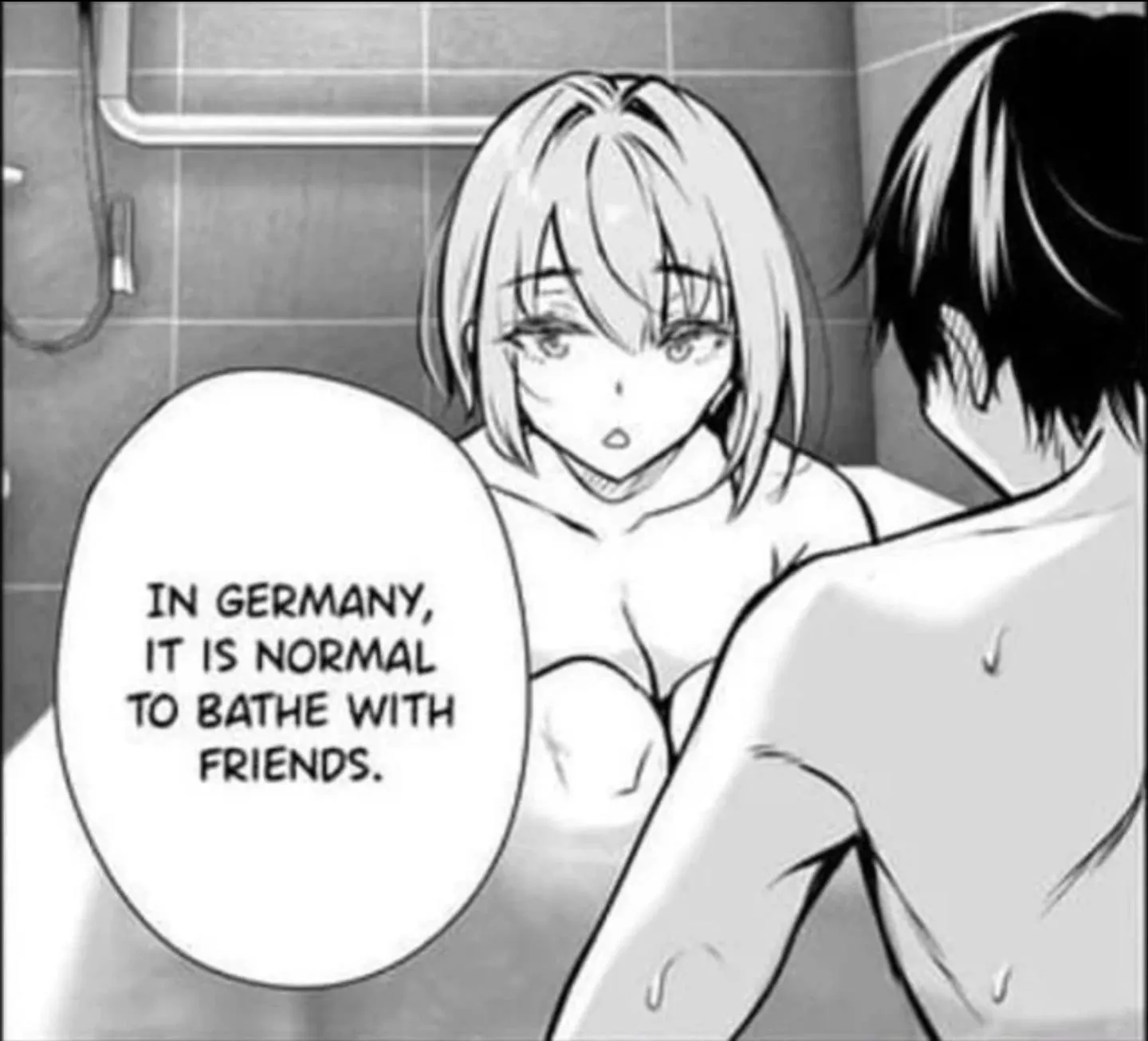 [Gensuki] The Reason Why a German Girl takes a Bath Together with Me on her Homestay