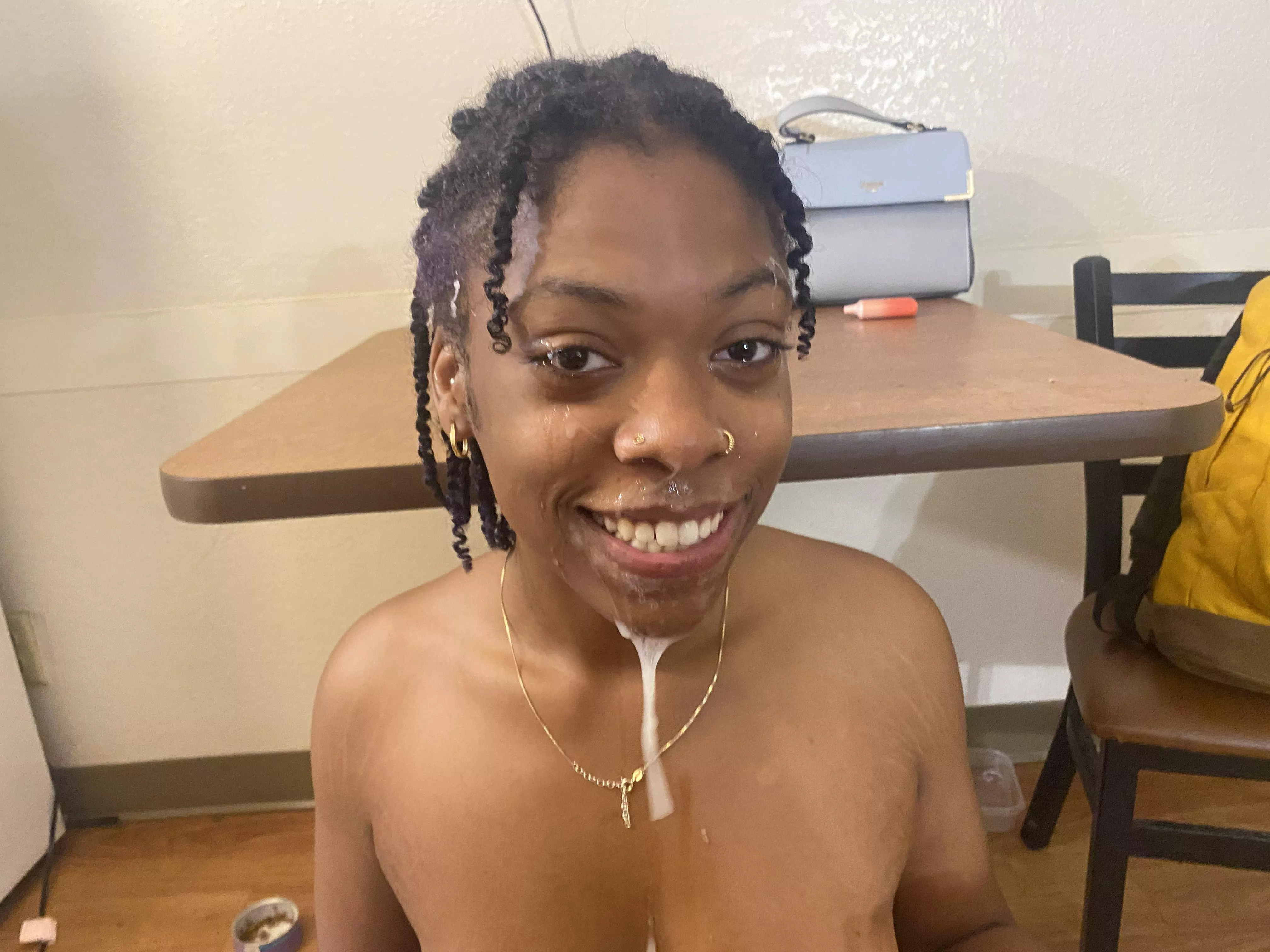 I want to be your favorite ebony cum slut!