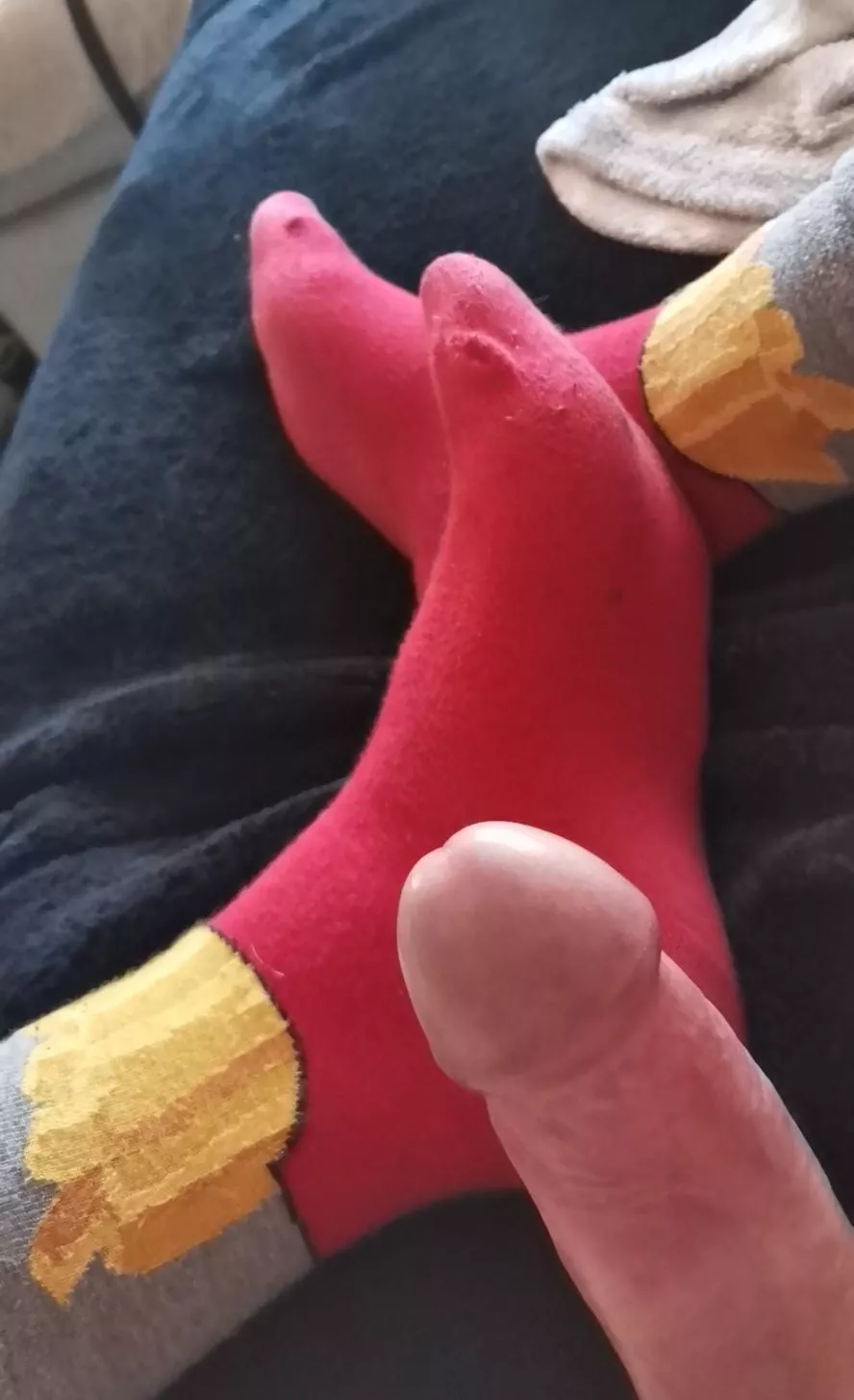 [Male] My socks are boxes of fries, lol