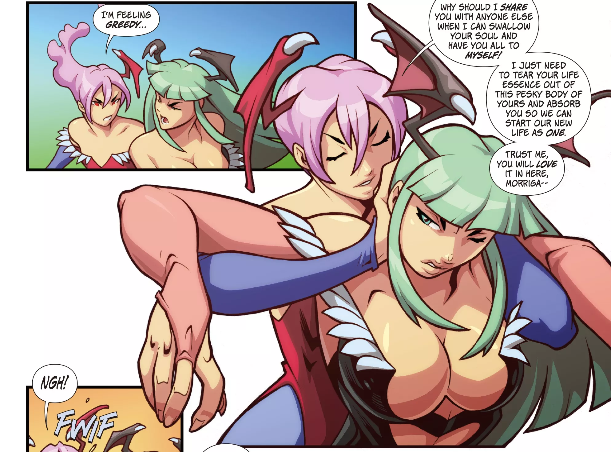 Morrigan and Lilith [Street Fighter vs Darkstalkers #03][2017]