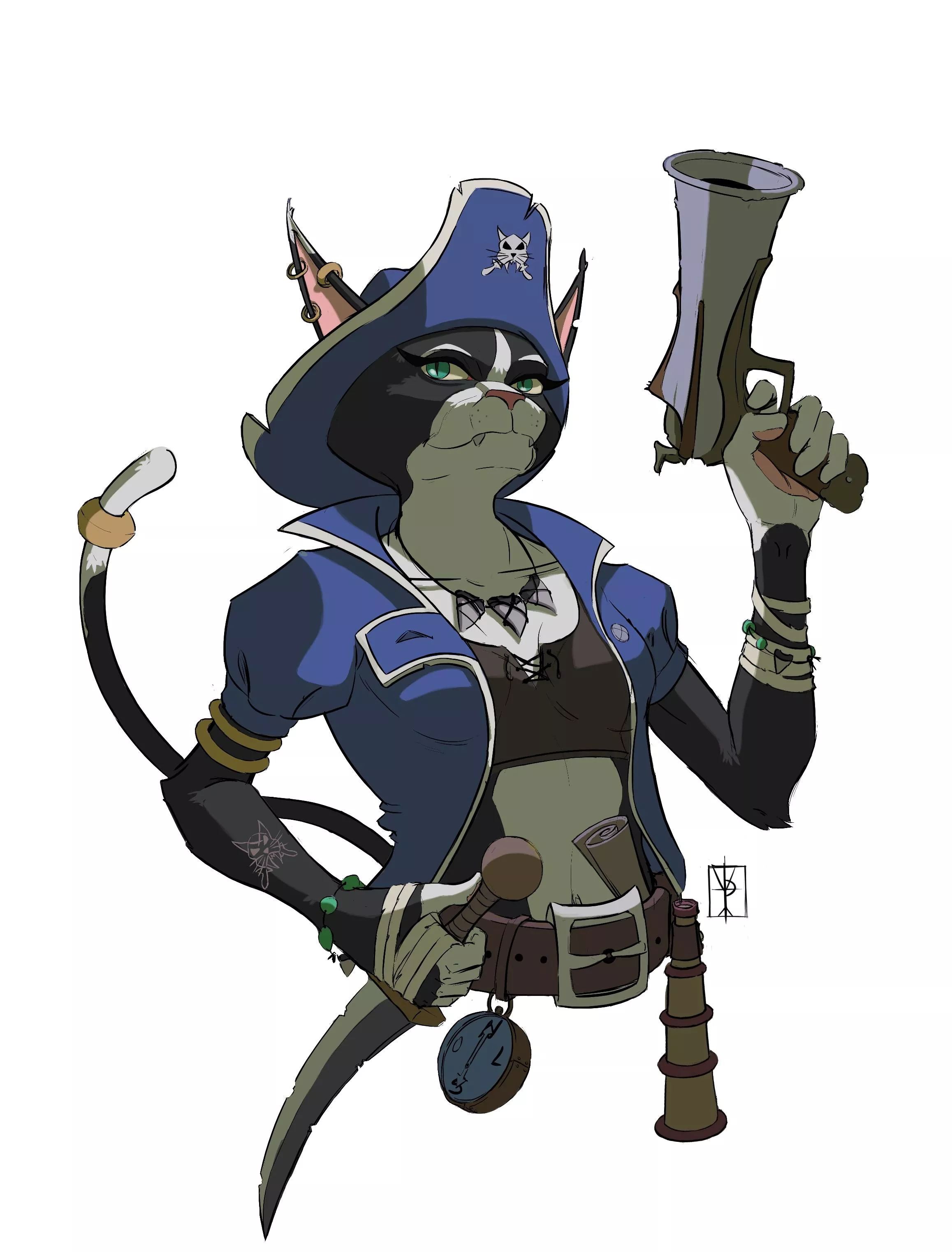 Pirate Cat ~ by me