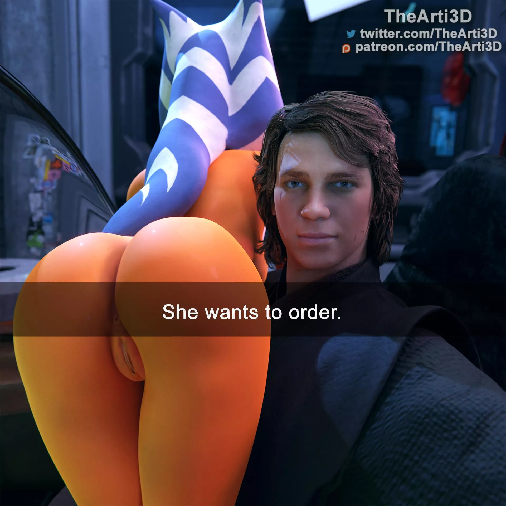 Ahsoka wants to order (TheArti3D)