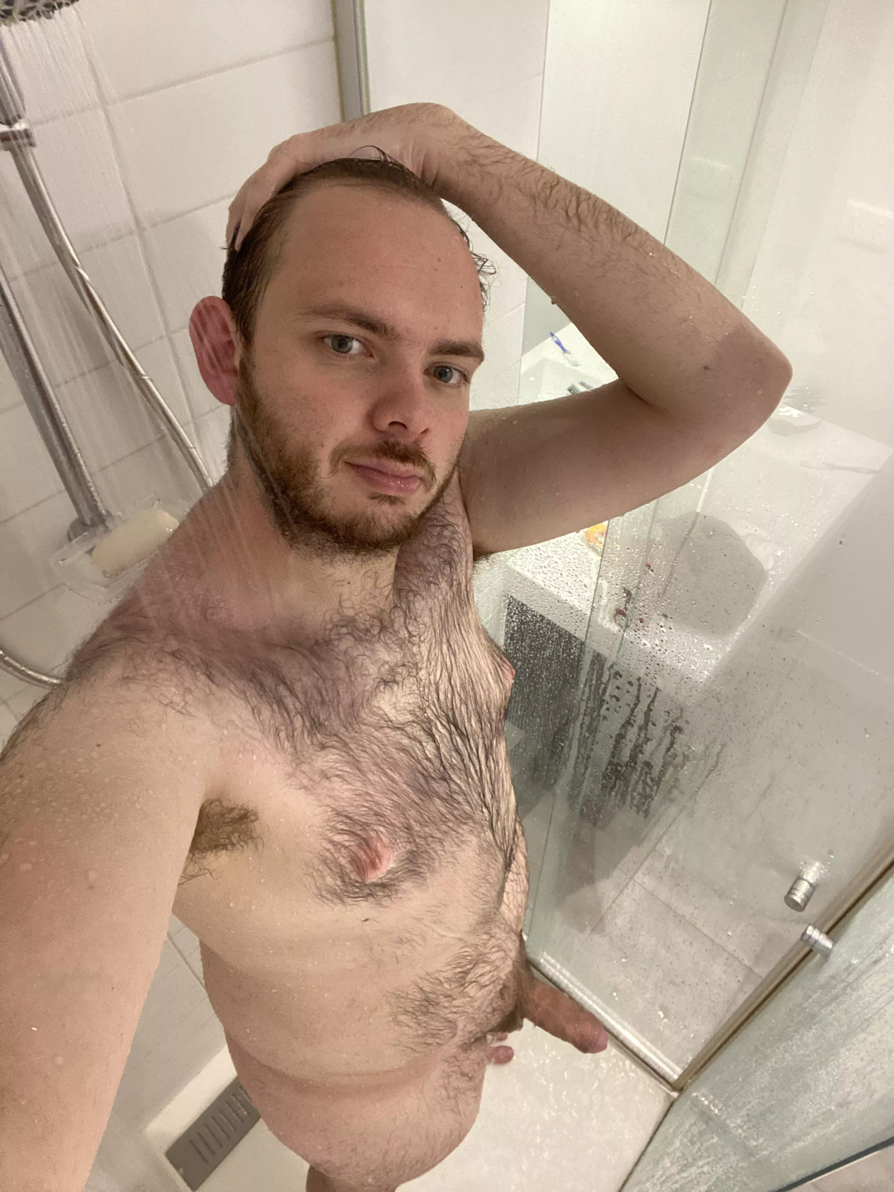 First shower in the new place