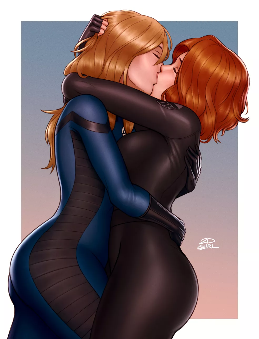 Invisible Woman x Black Widow (2dnsfw ) [Marvel]