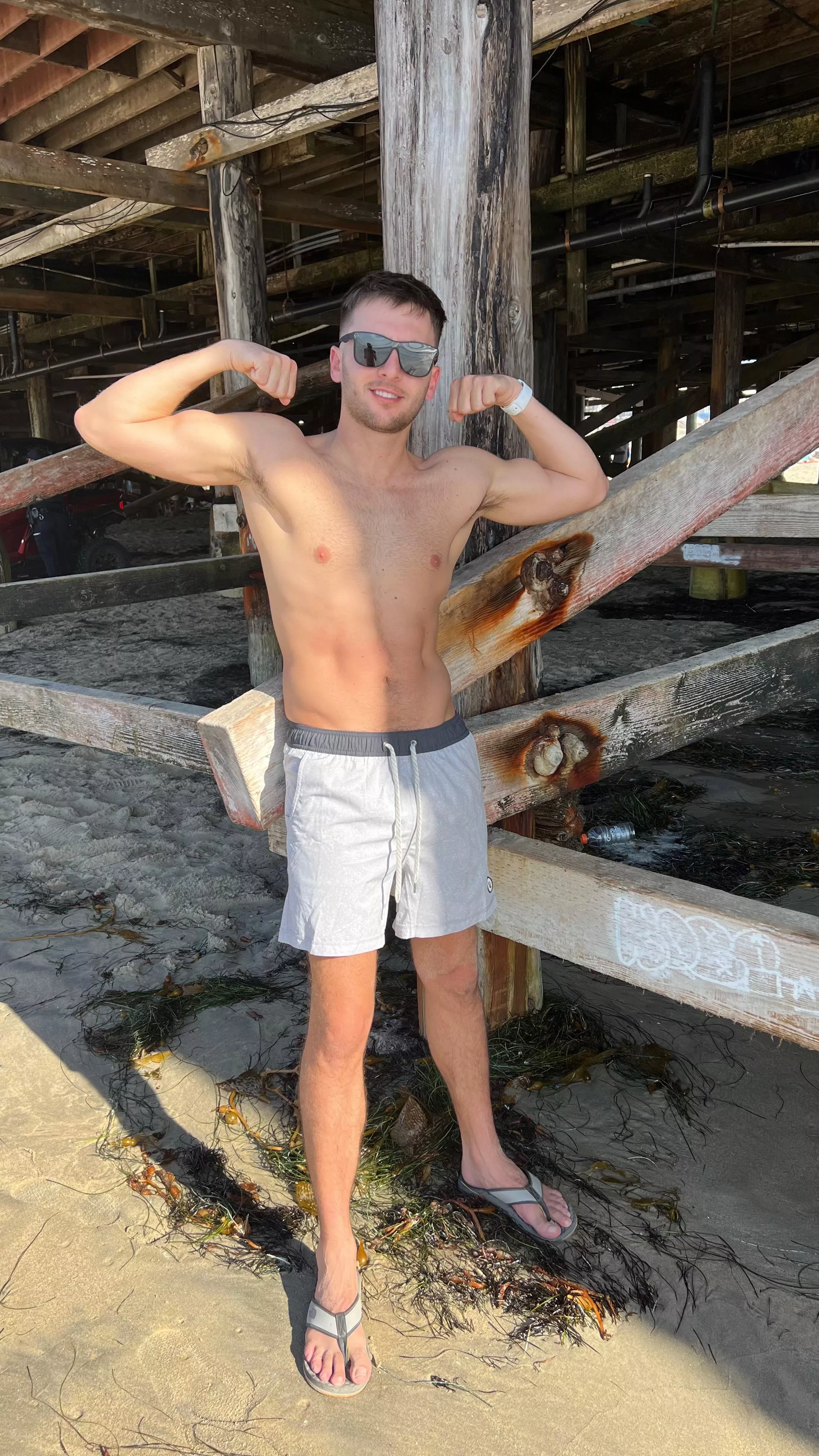 Just a little beach flex