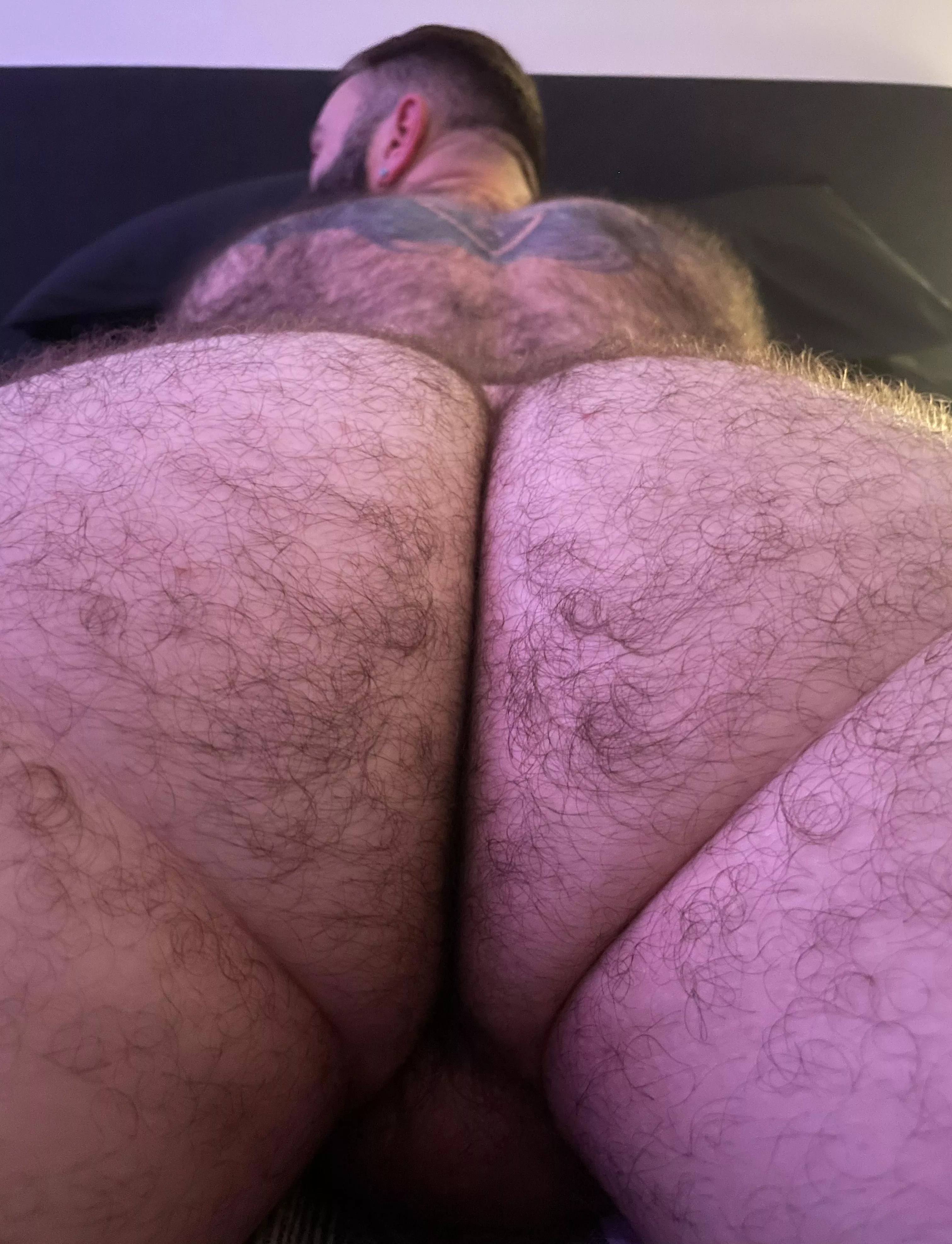 Just showing off my huge, hairy ass.