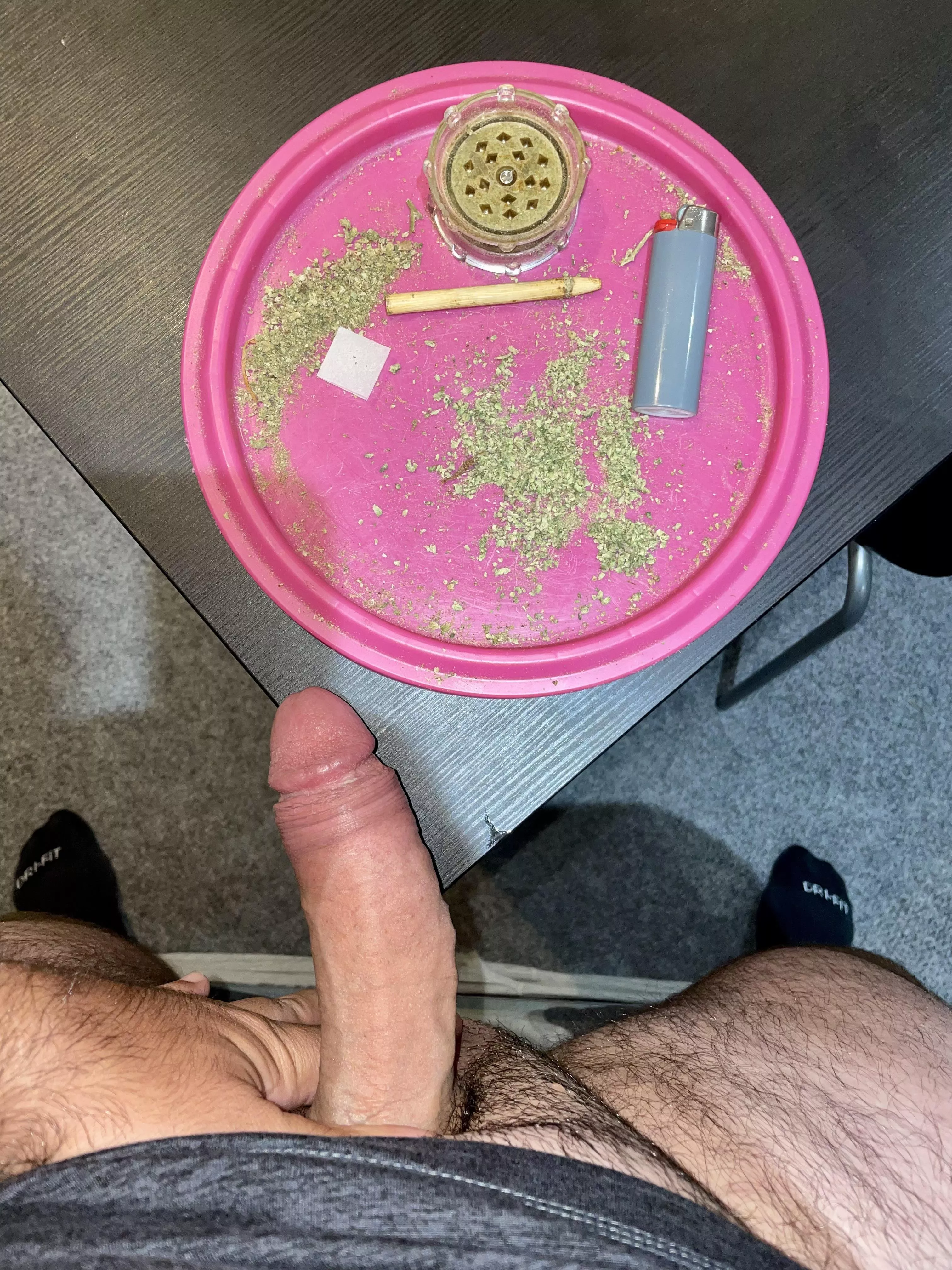 Labour Day (M)onday - labouring away at this weed and hard cock all day long