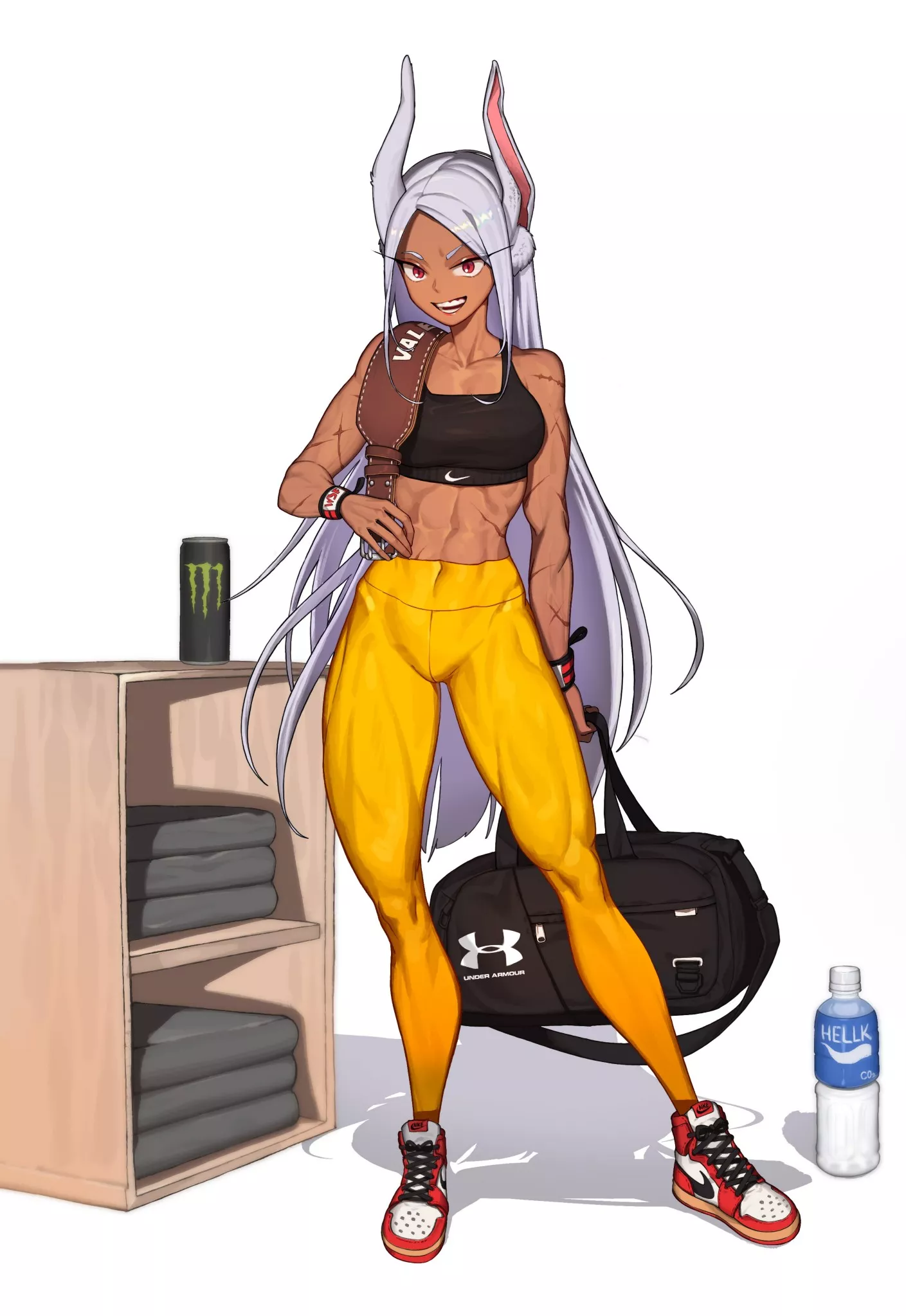 Miruko heading to the gym (By HellK) [My Hero Academia]