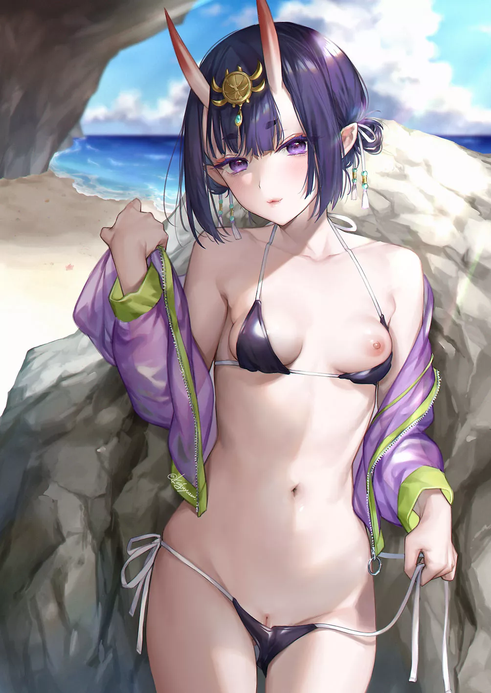 Petite demon in the beach (Fate/GO)