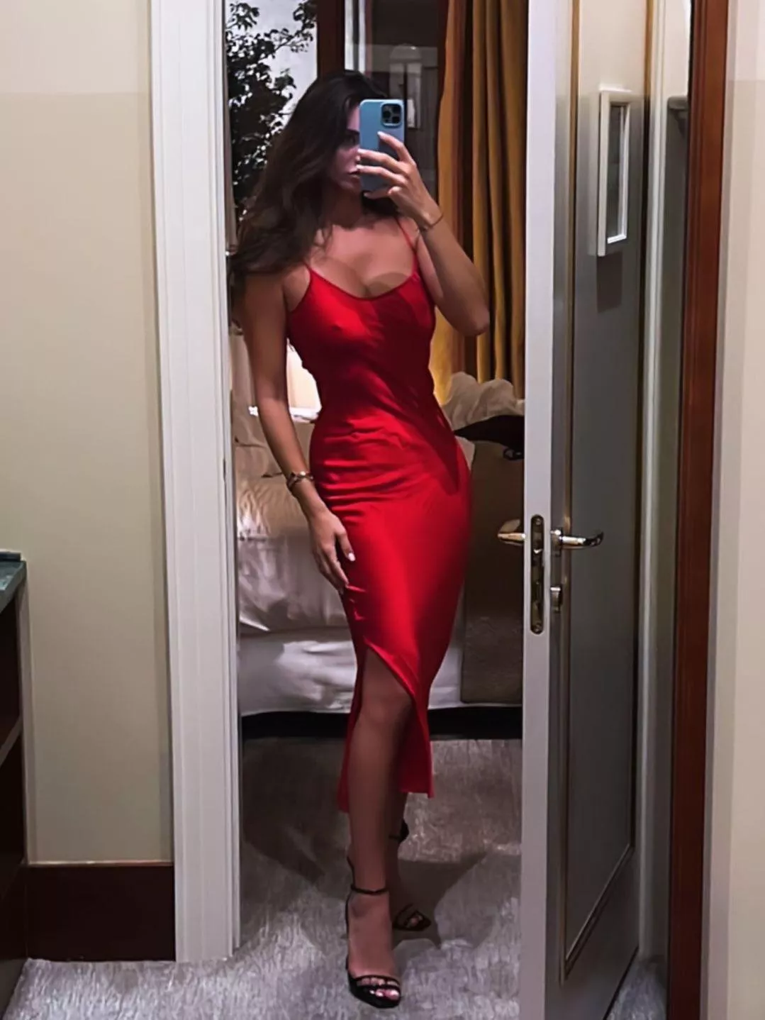 Red dress