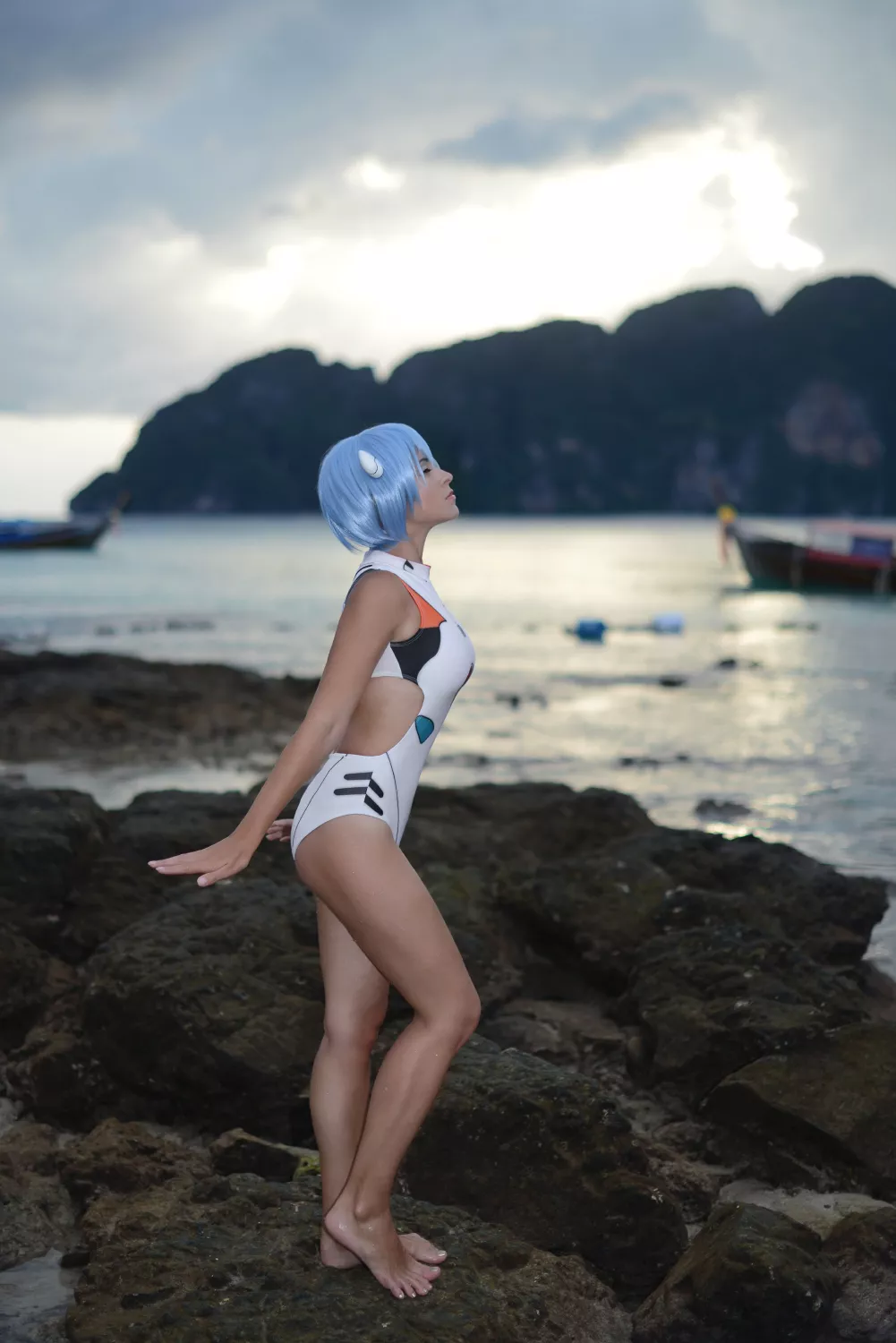 Rei Ayanami from Neon Genesis Evangelion Cosplay by Yunakairi