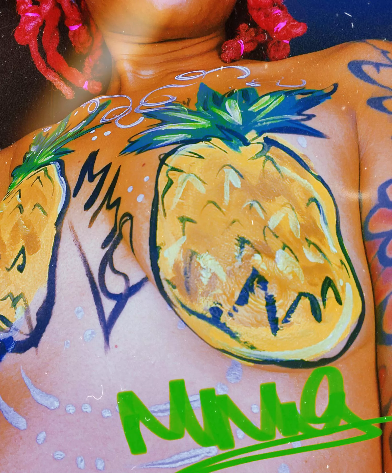 🍍 (self bodypaint)