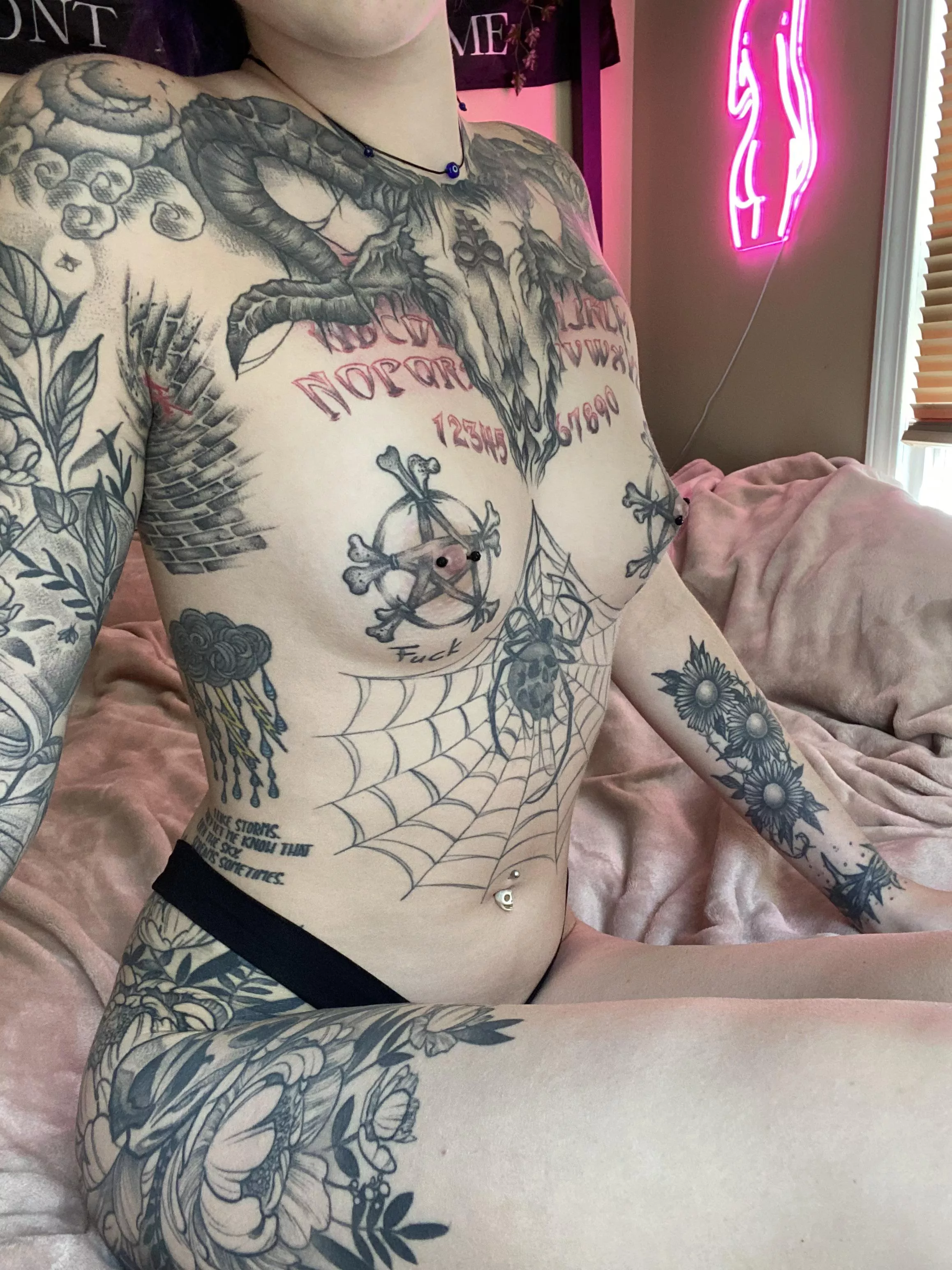 Think Iâ€™m gonna add another titty tattoo soon