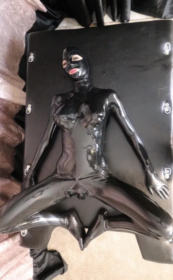 All rubber. Inside my pussy too.