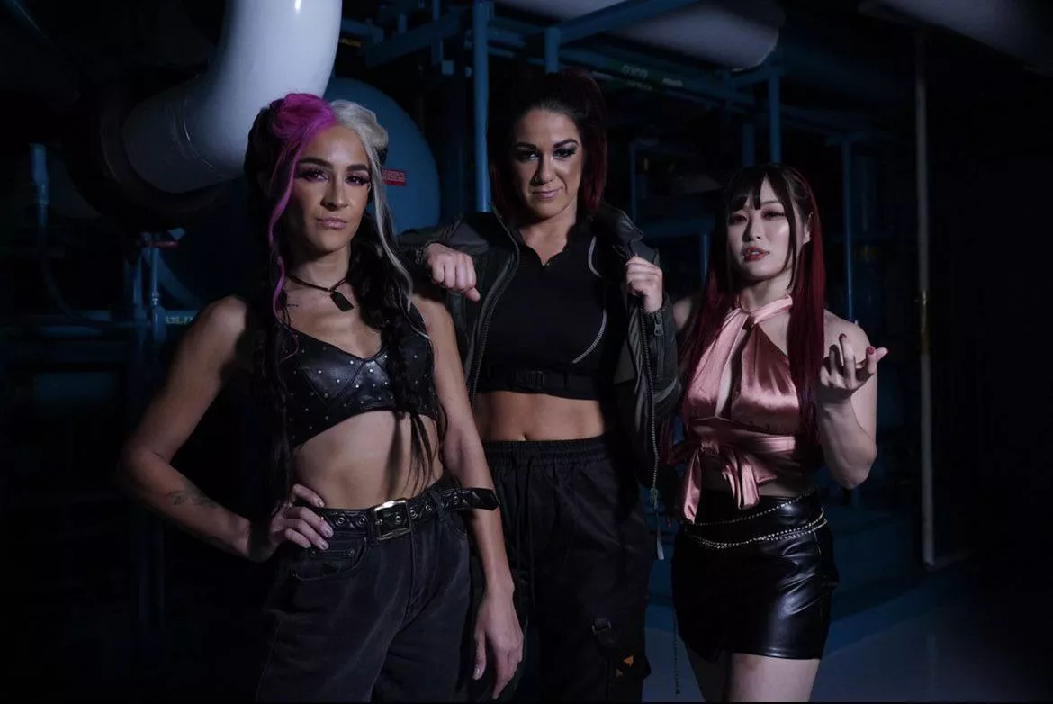 Bayley, Dakota Kai, & Iyo Sky