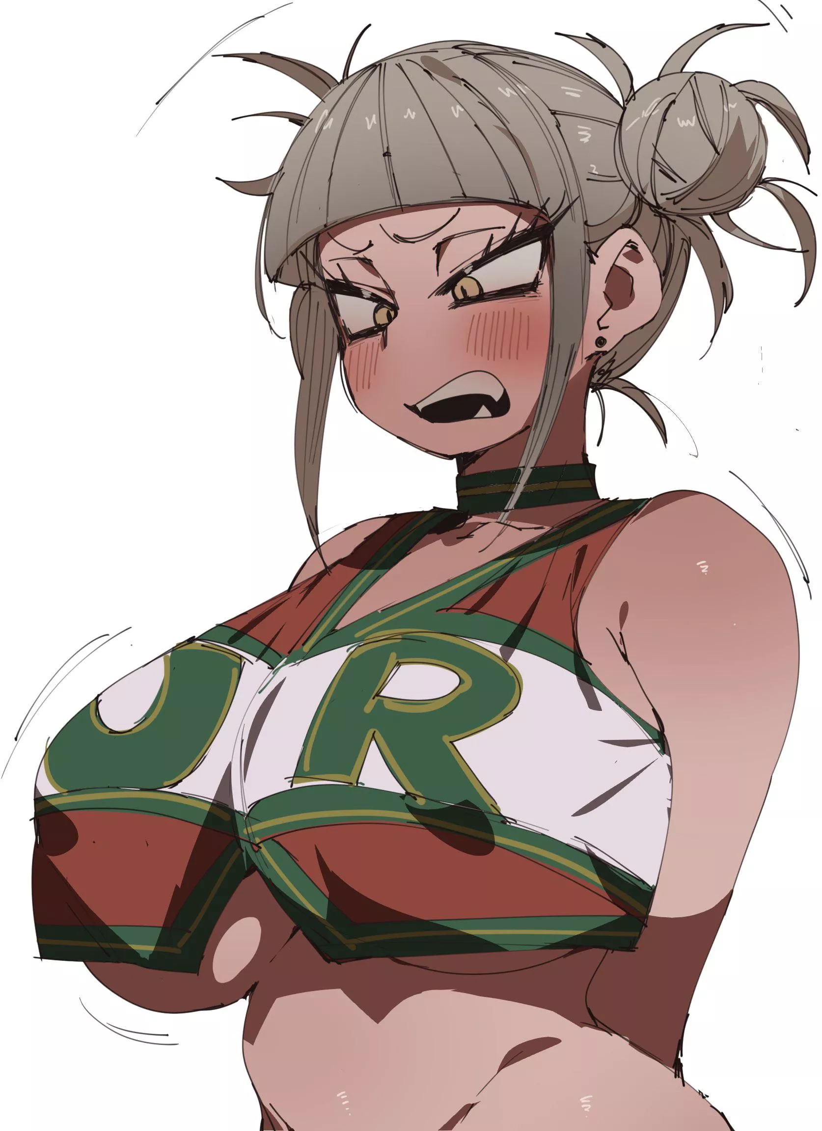 Busty cheerleader Toga (coffing)