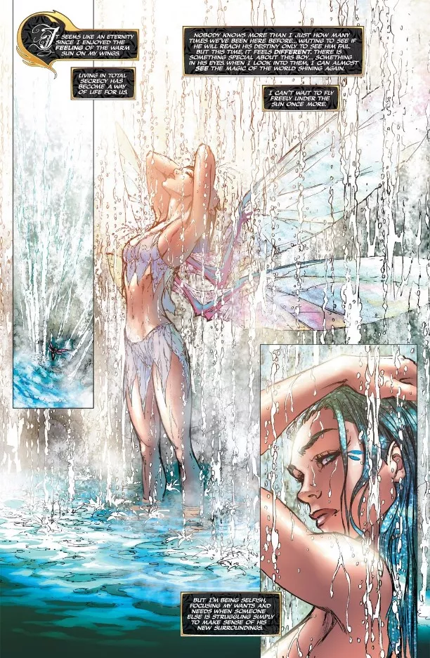 Grace's Shower [Michael Turner's Soulfire (2003) #5]