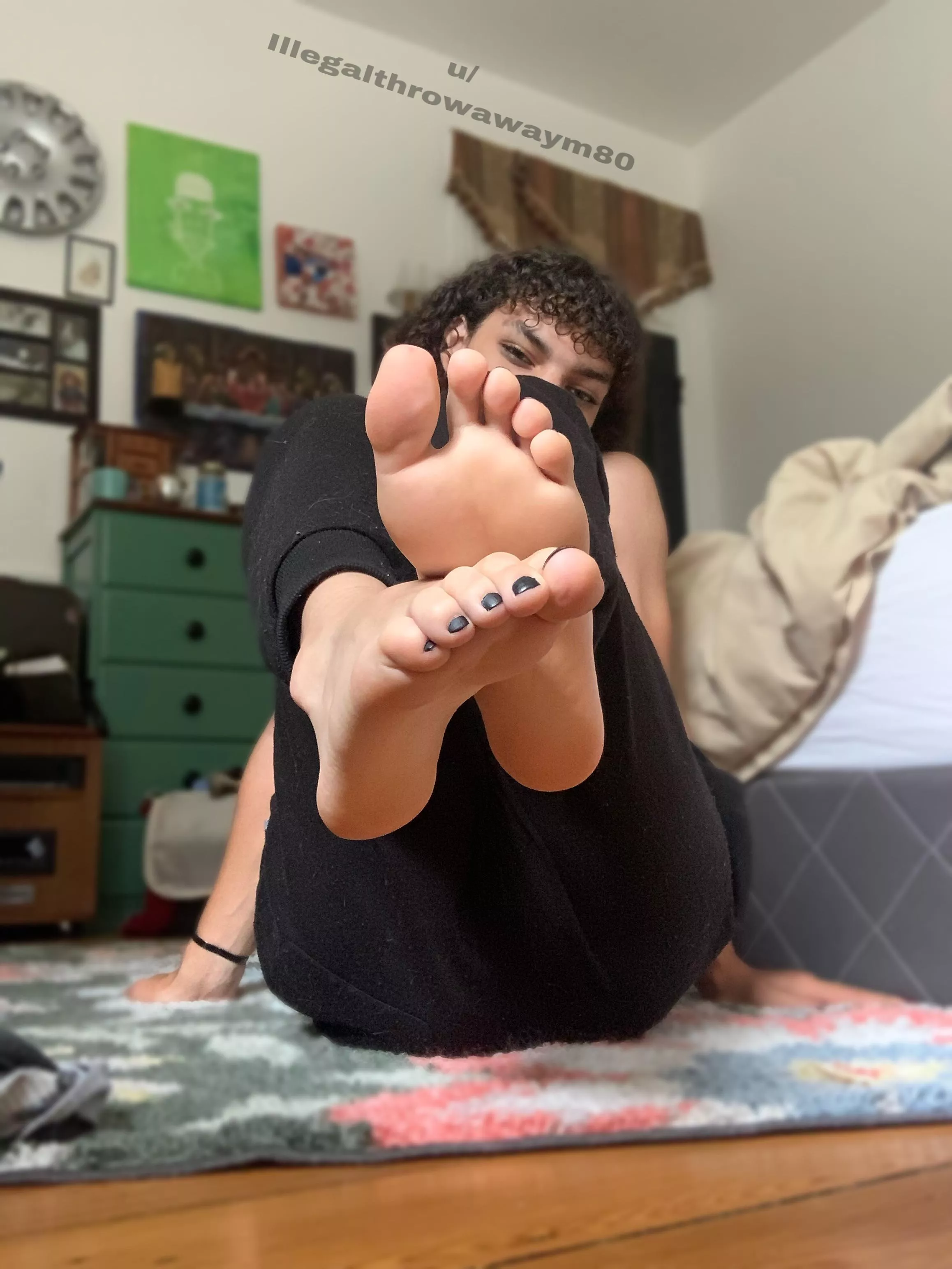 How about you clean these goth soles?