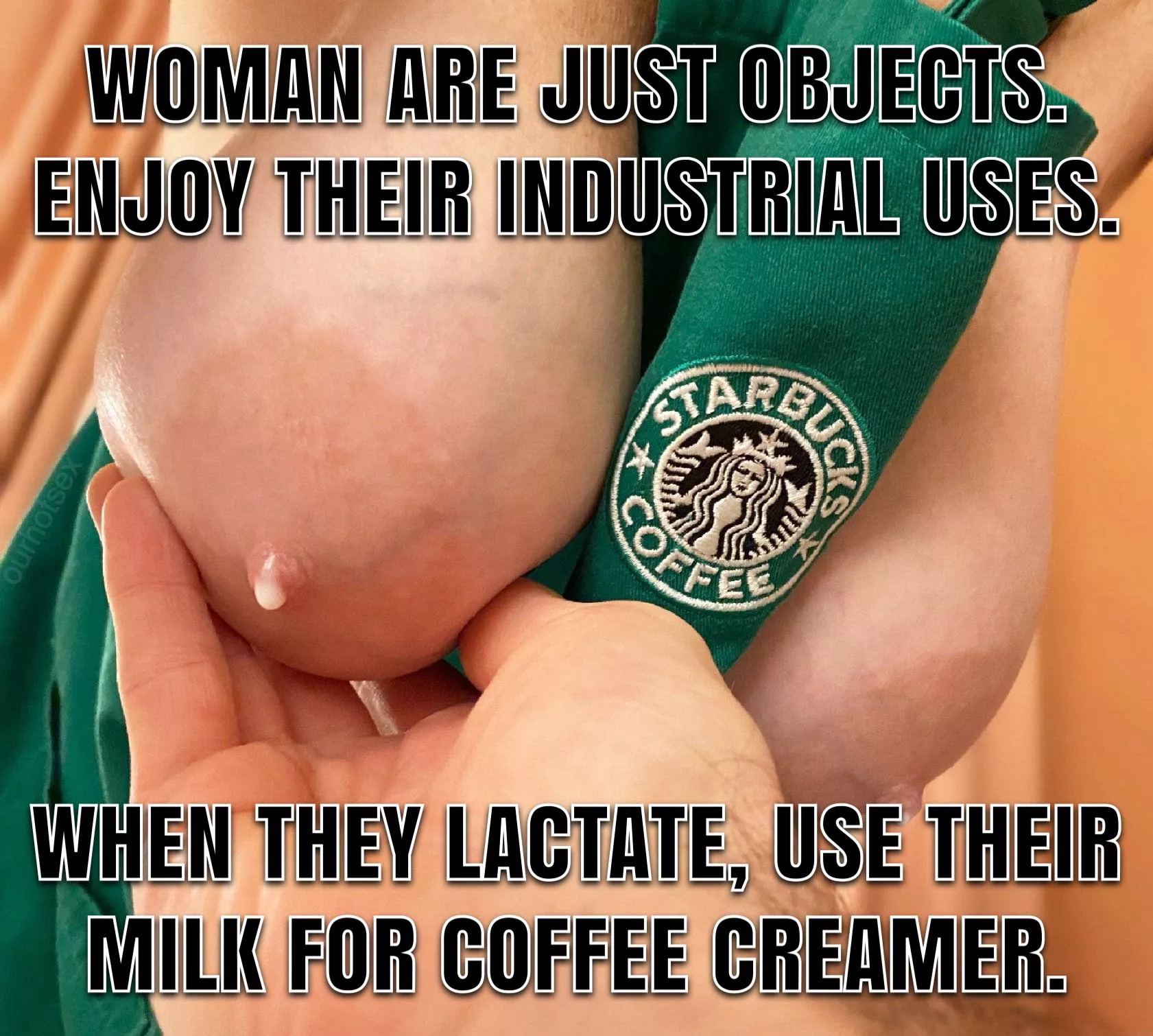 Just cream for menâ€™s coffee