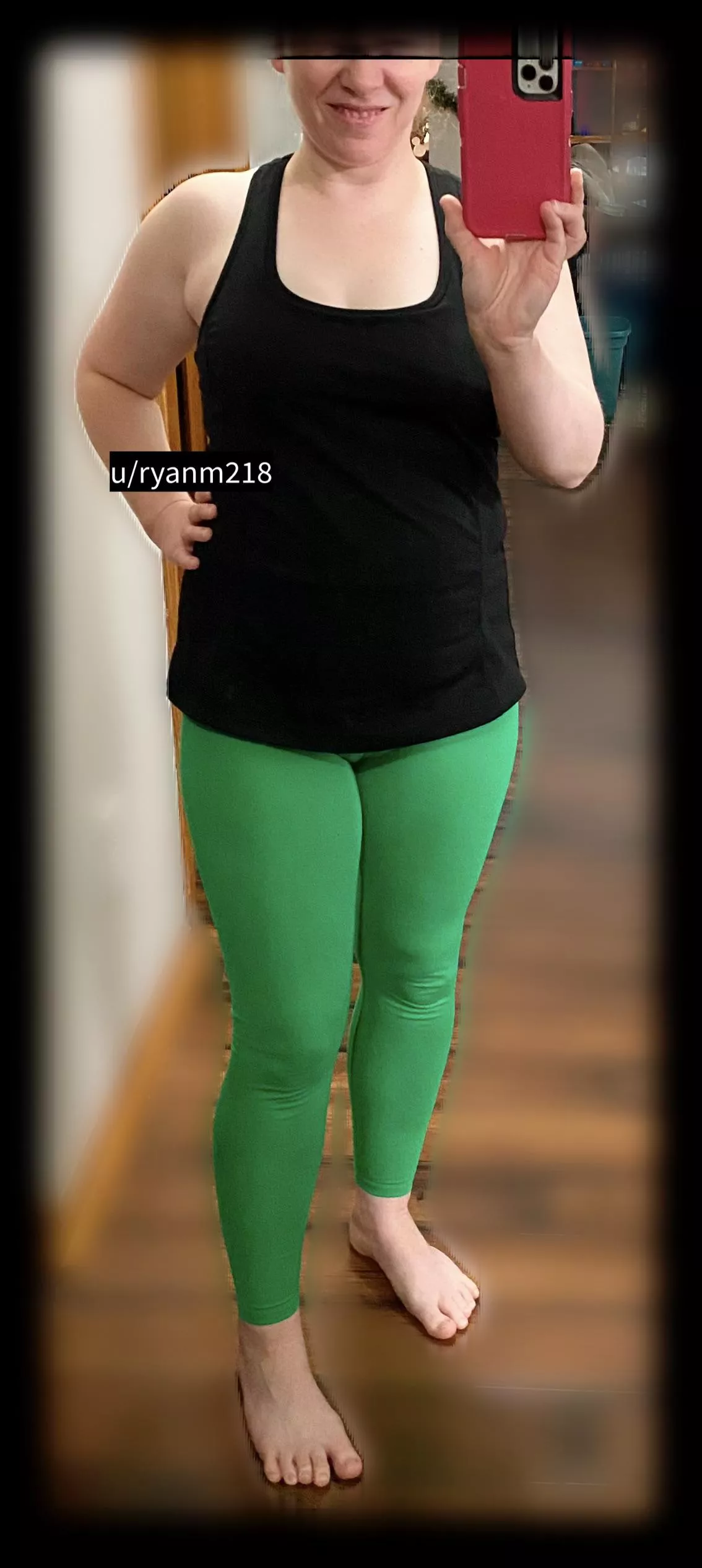 Like my green leggings?