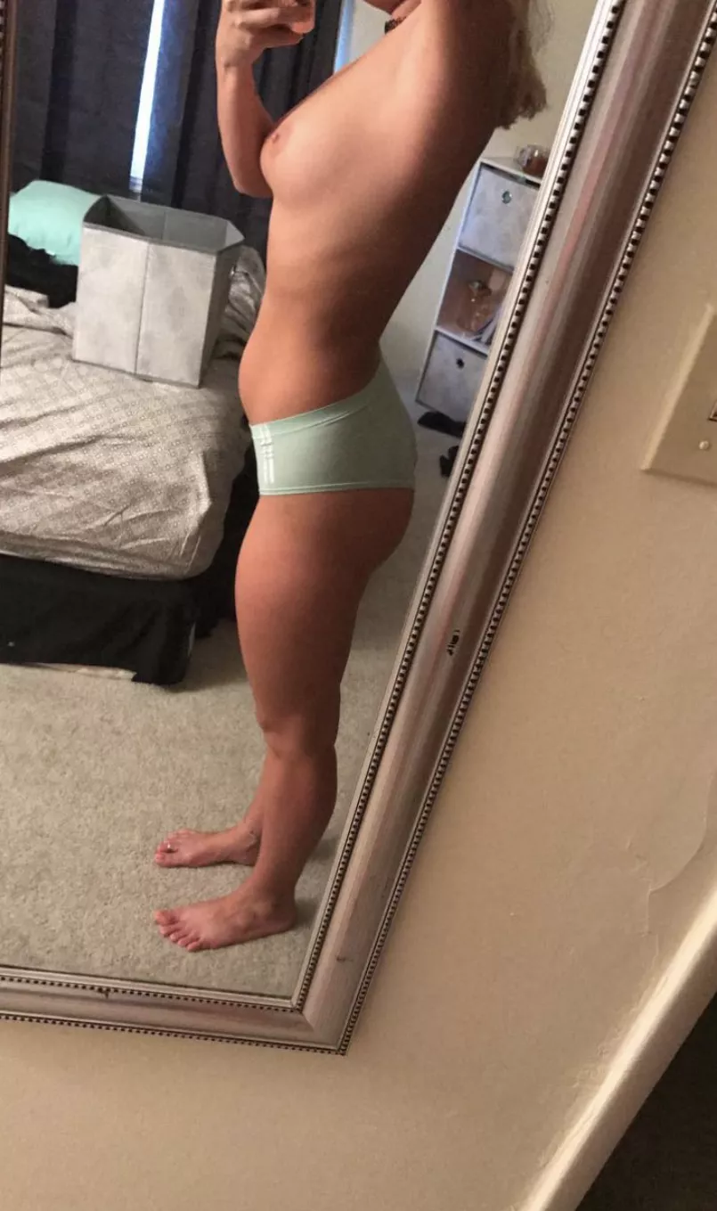 minty green panties