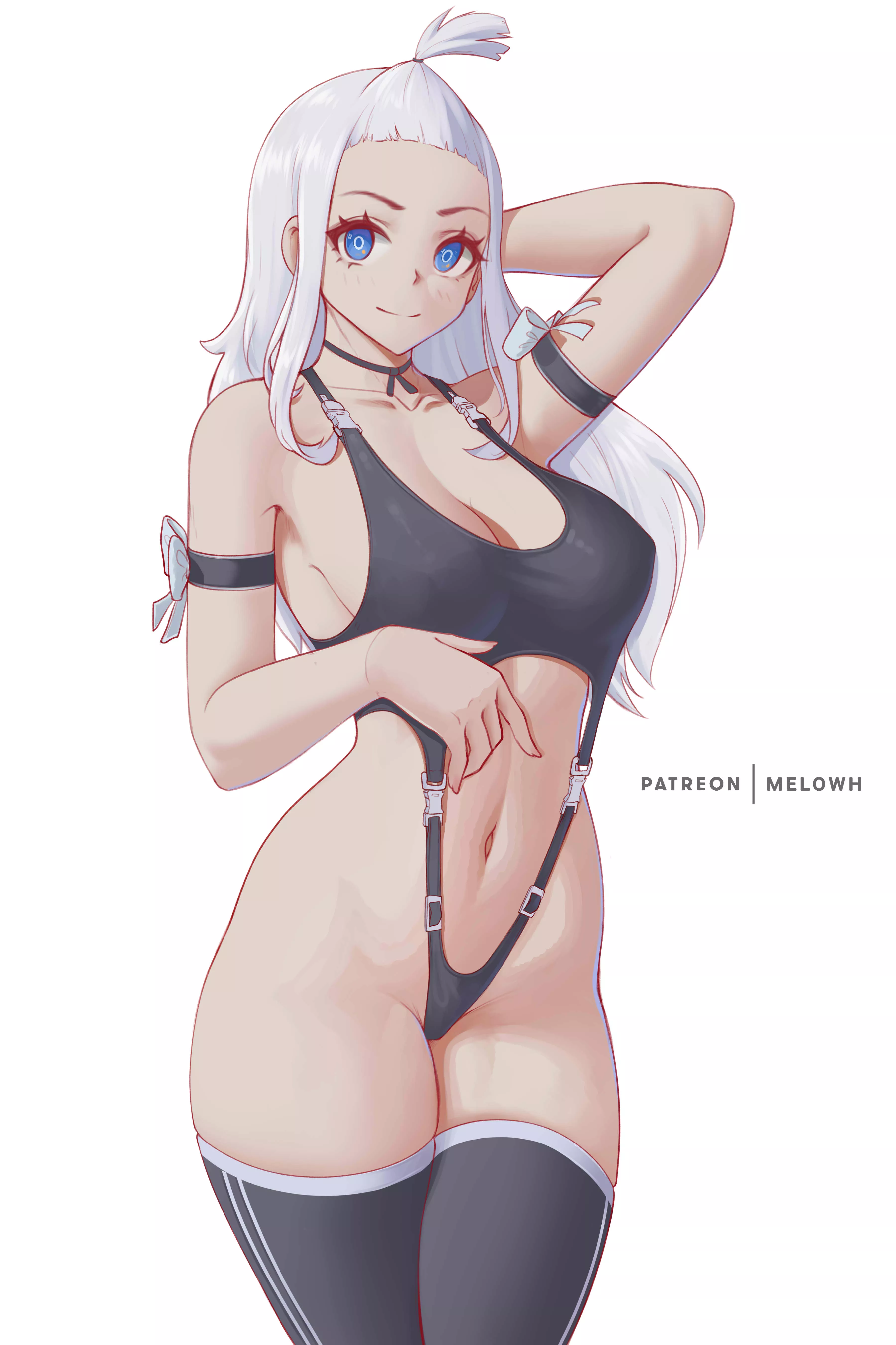 Mirajane showing off (by Melowh)