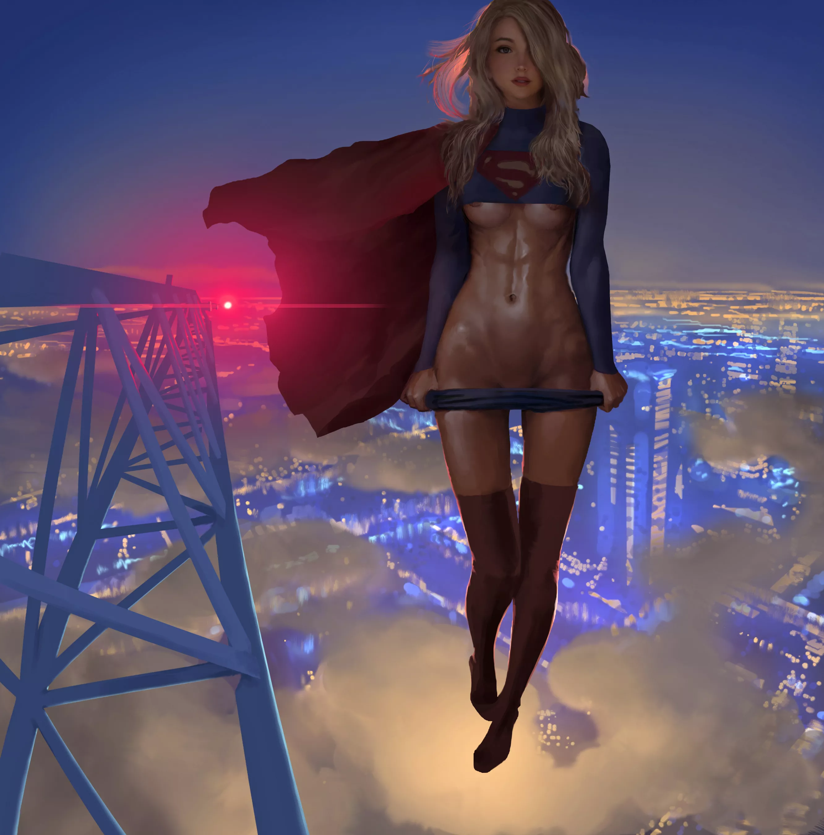 Supergirl Don't Be Scared (Steven Stahlberg) [DC]