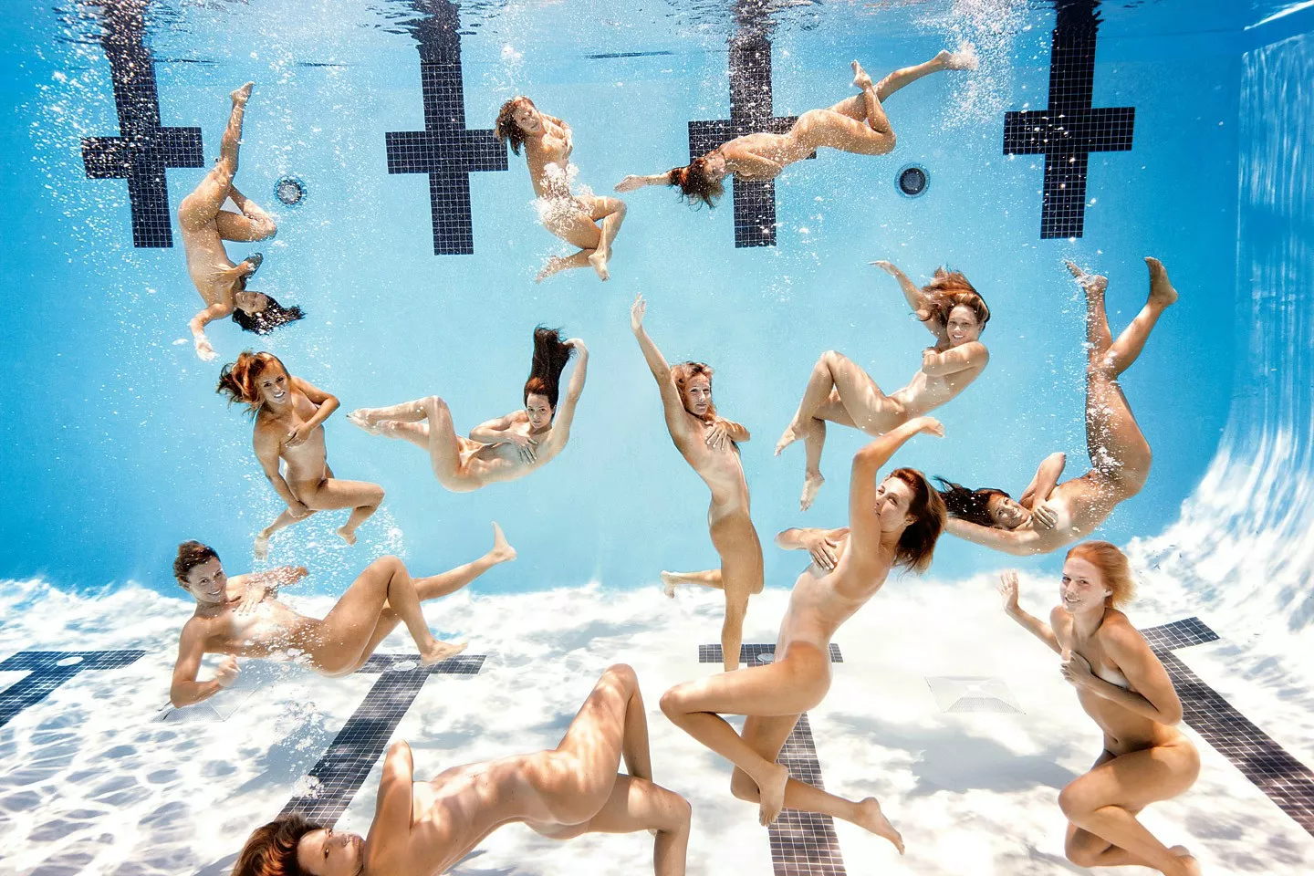 USA Polo Team underwater