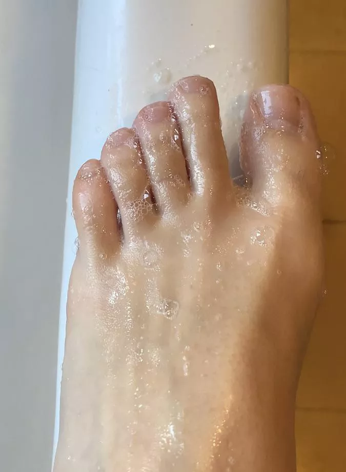 washing my feet