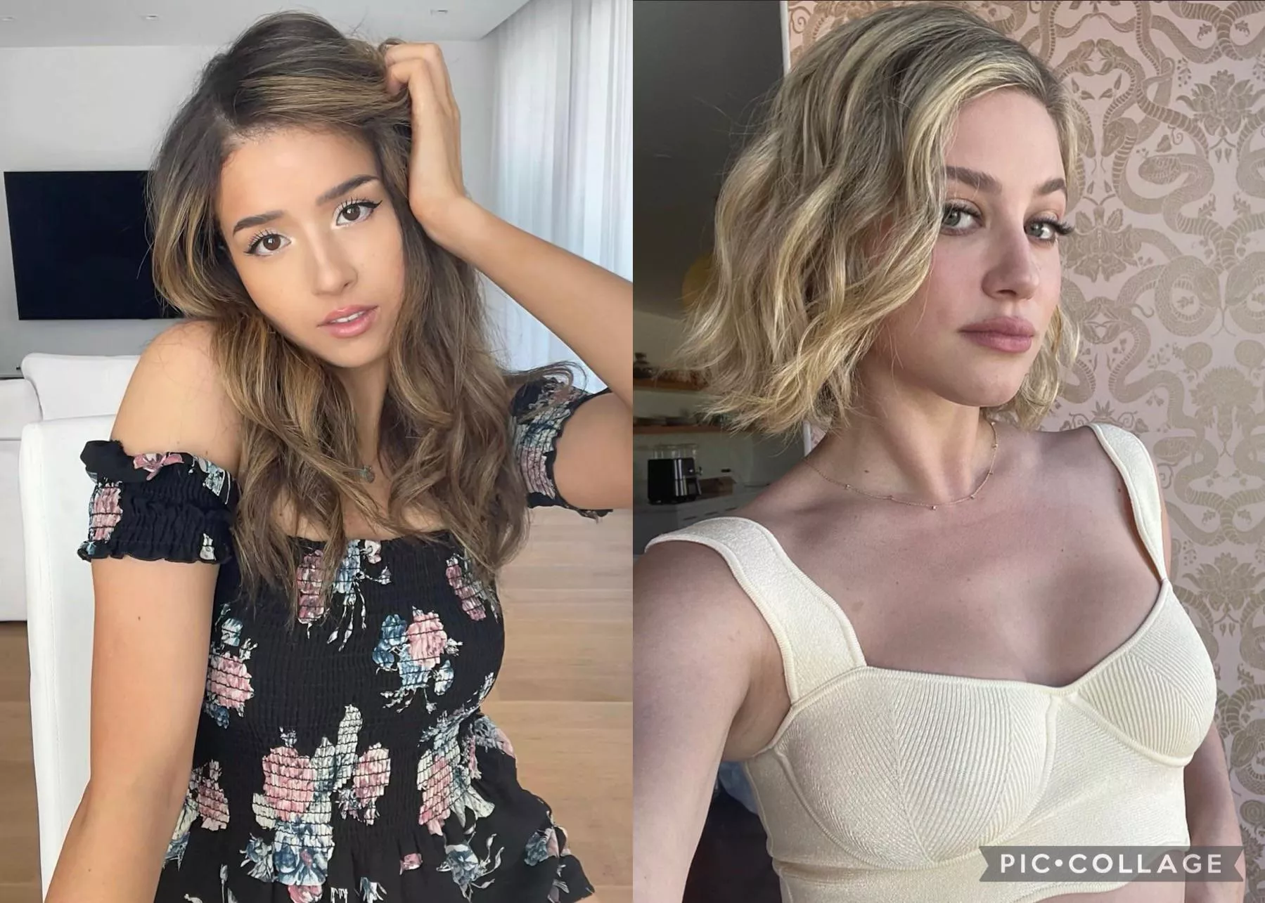 Would love to be taught a lesson in orgasm control by Pokimane or Lili Reinhart