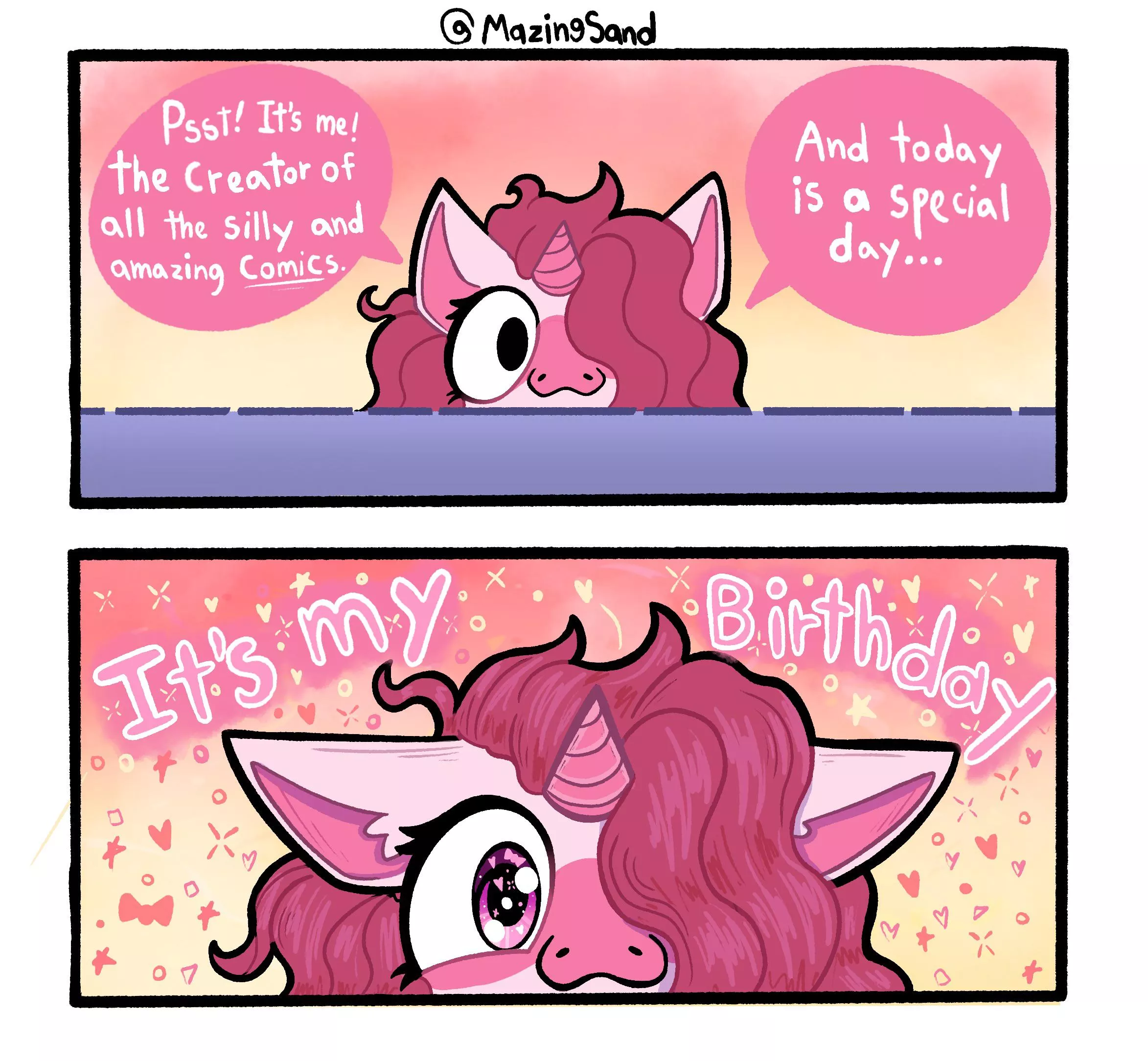 Birthday Comic! (Art by me)