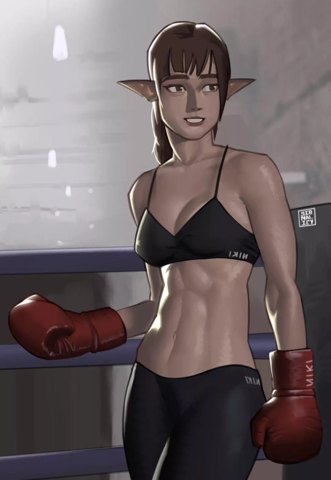 Elf Boxer (Art by me) [Original]