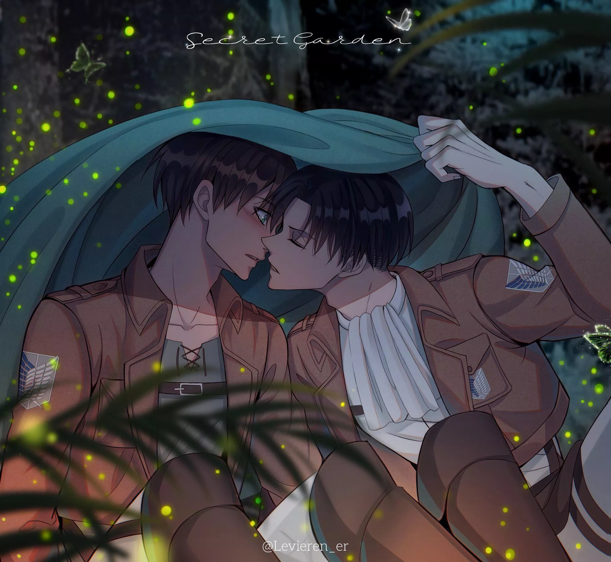 First Kiss ðŸ¥¹ (By @LeviEren_Er) | Ereri | Attack On Titan