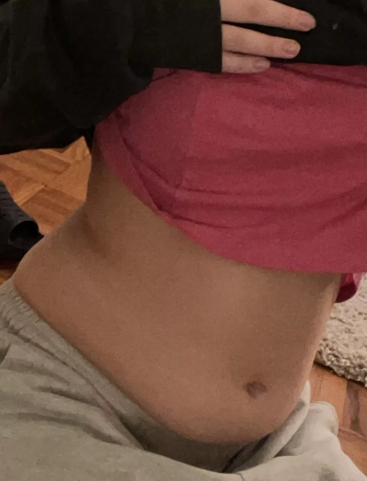 How would you describe my belly?