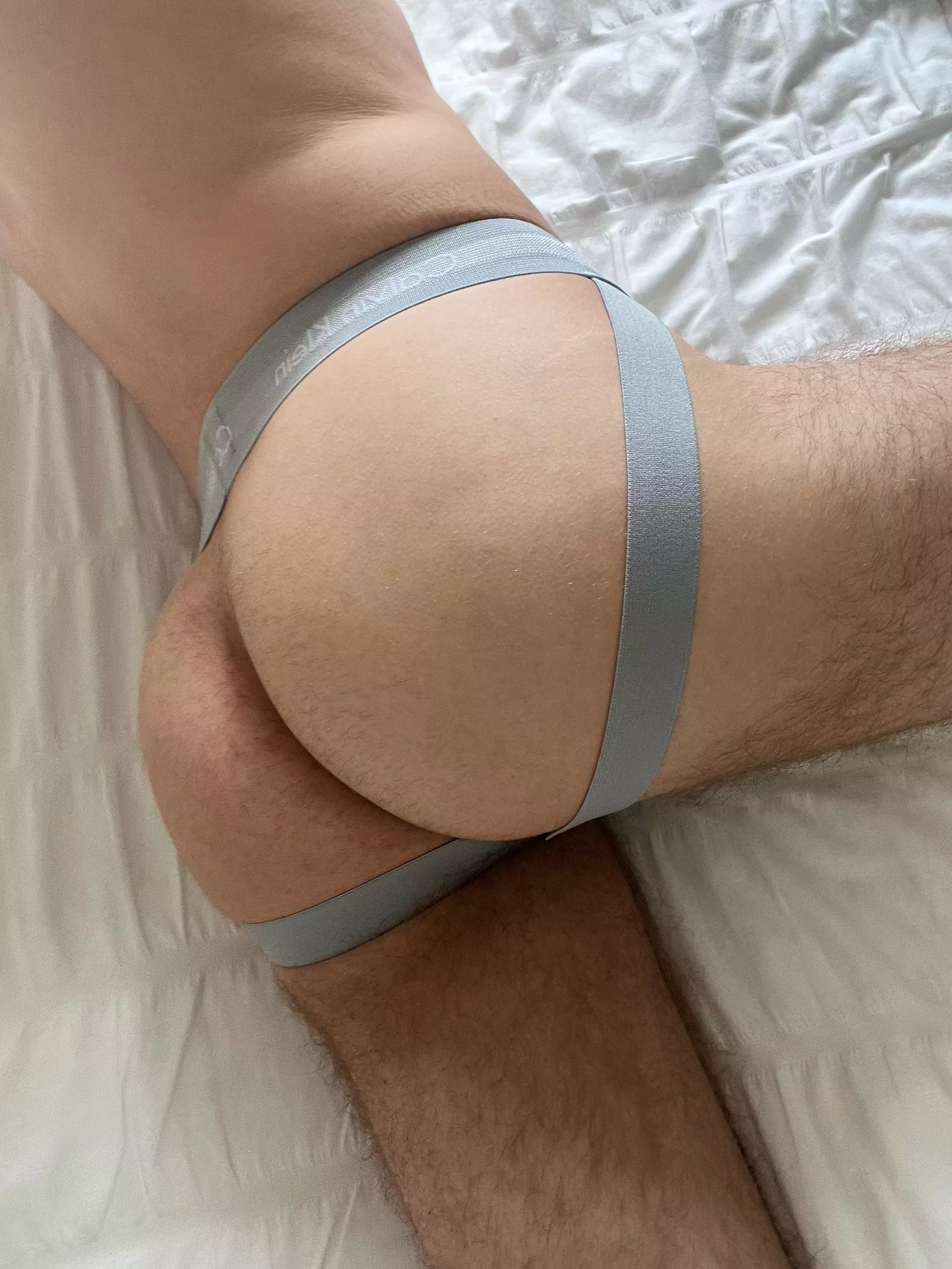 Just got this grey jockstrap, let me know what you think!