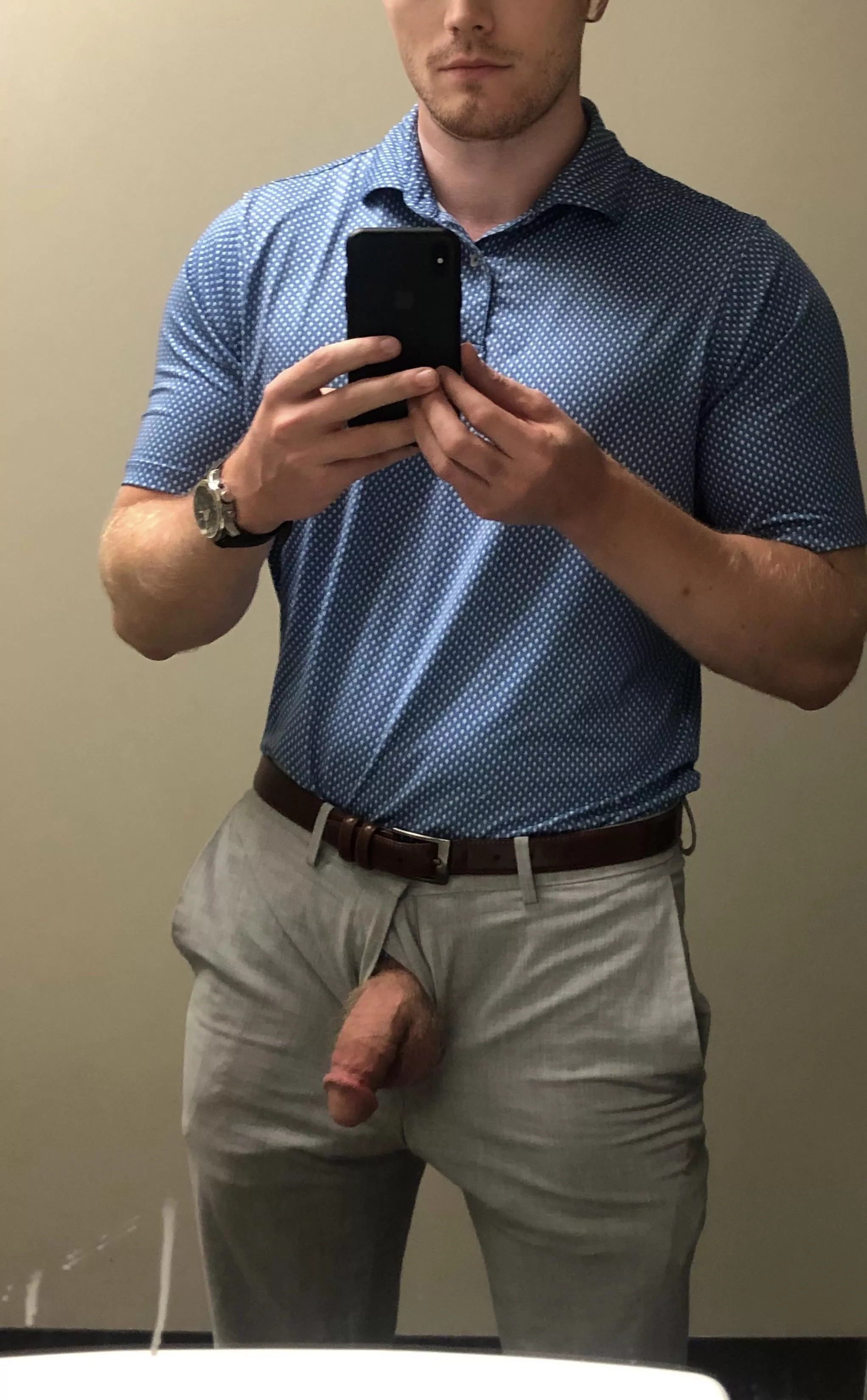 Pretend your my coworker and rate my work cock