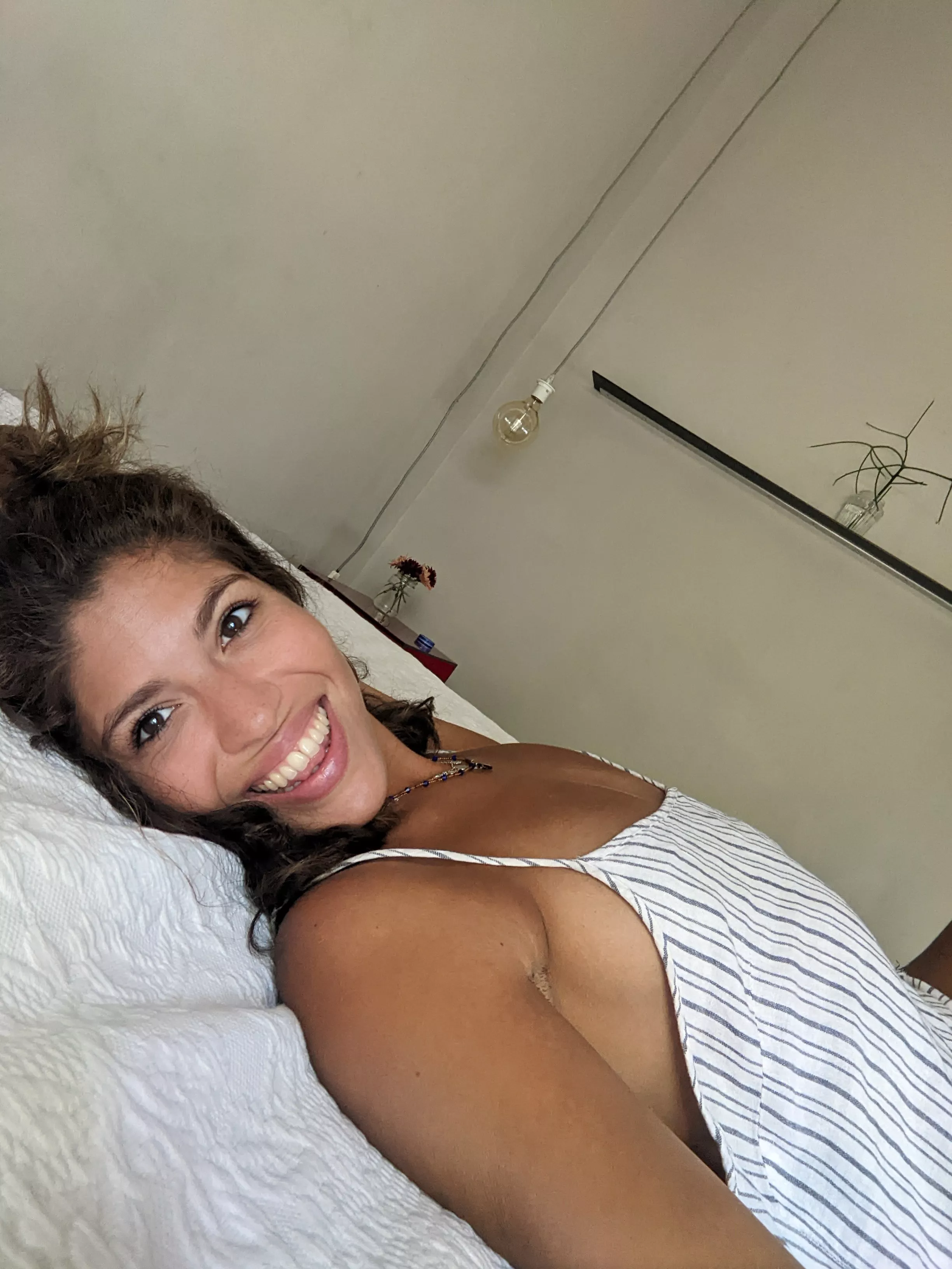 Warm latina smile