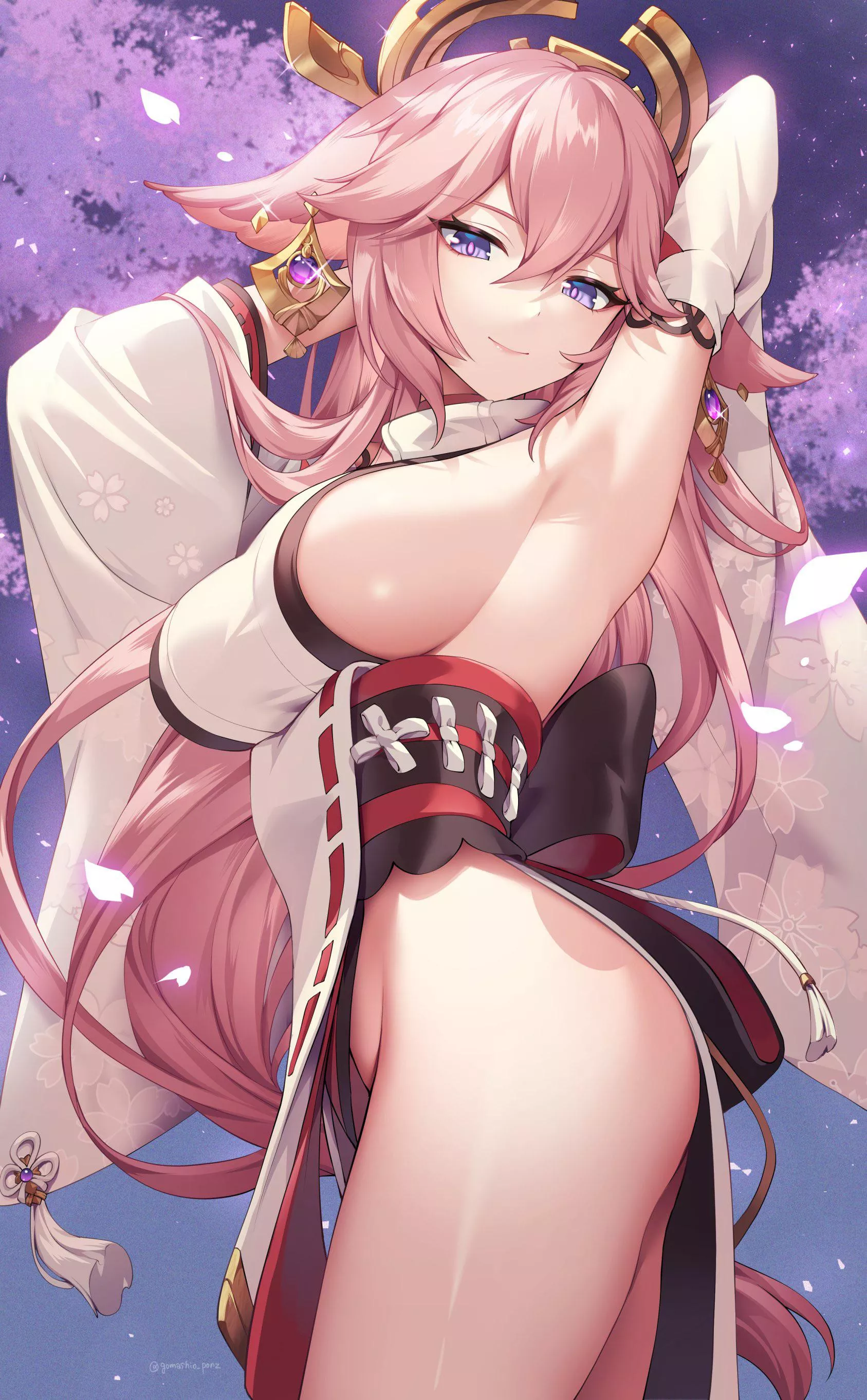 Yae Miko Sideboob (Genshin Impact)