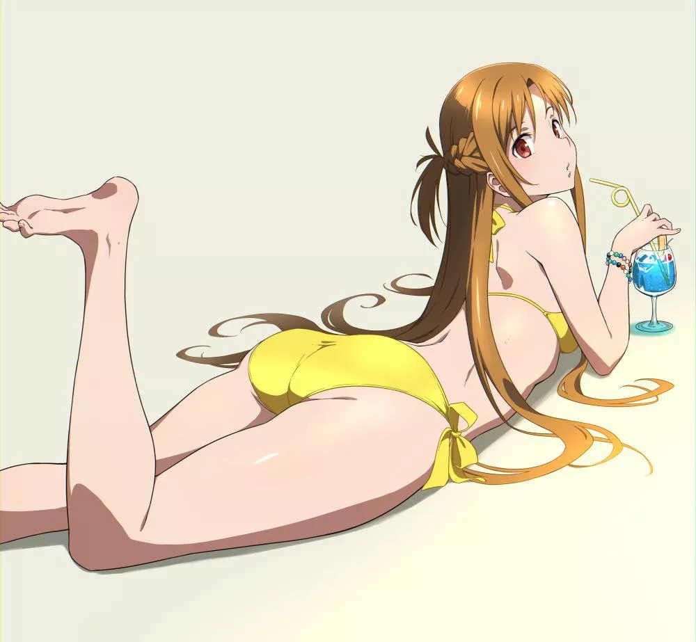 Asuna cute booty and best waifu