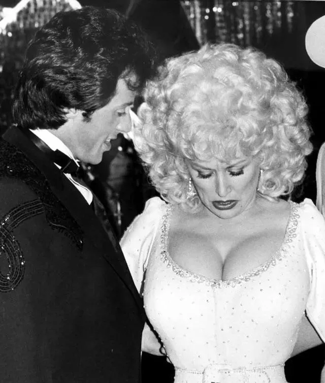 Dolly and her glorious cleavage! 1980s