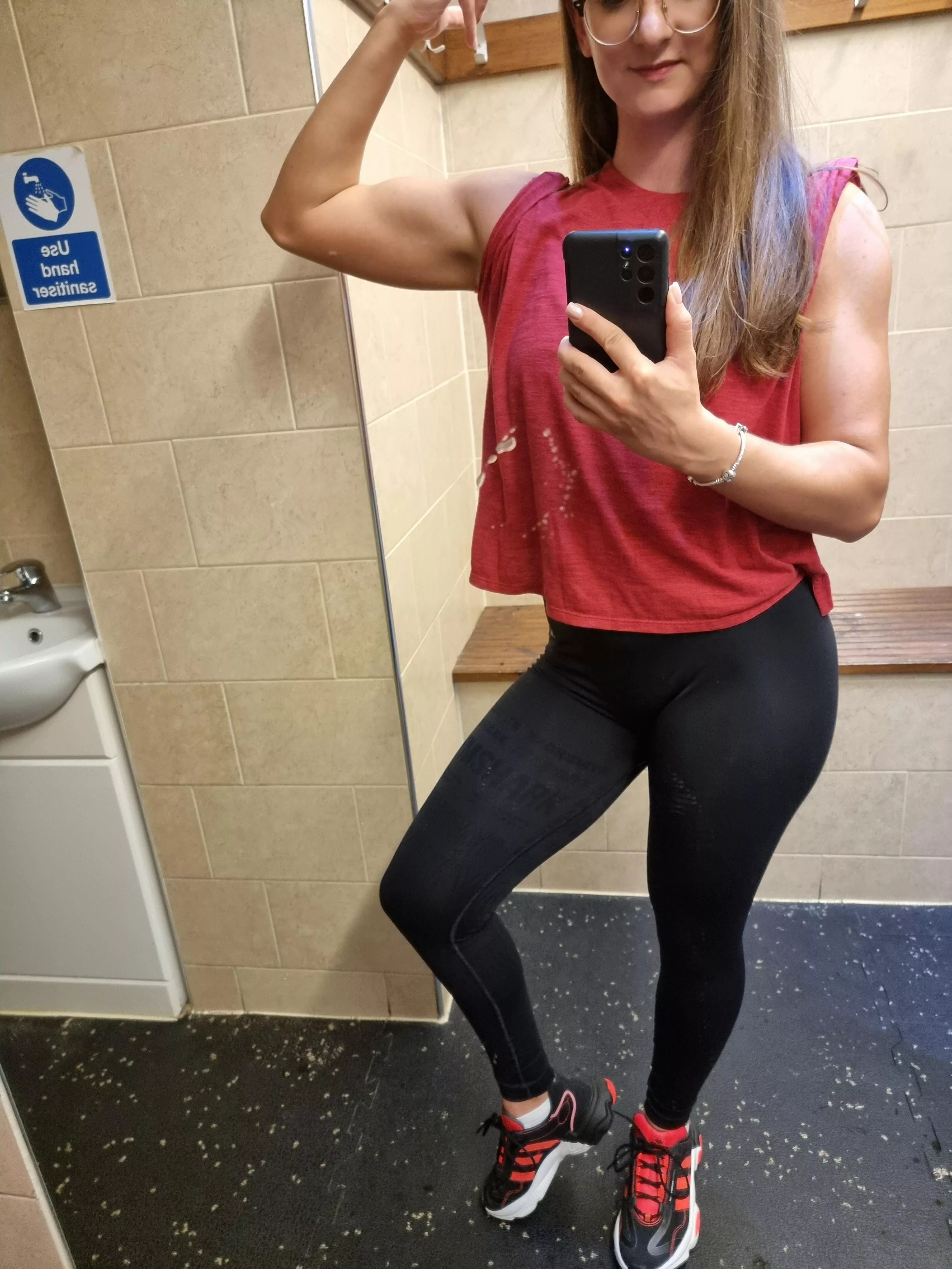 Fit and a happy flexing