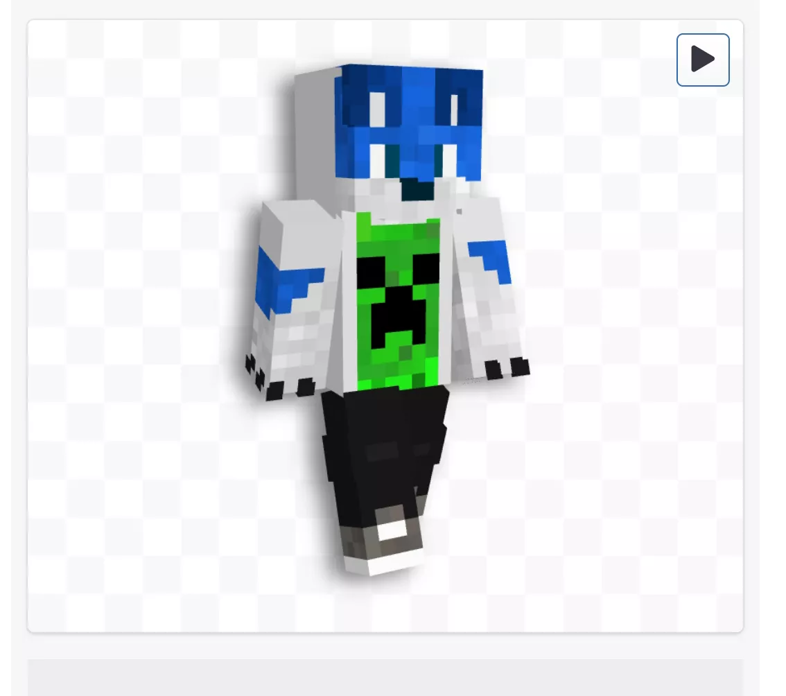 Have you ever seen a furry whose fursona is a Minecraft skin? (repost cuz I didn't knew that url are not authorized in the title)