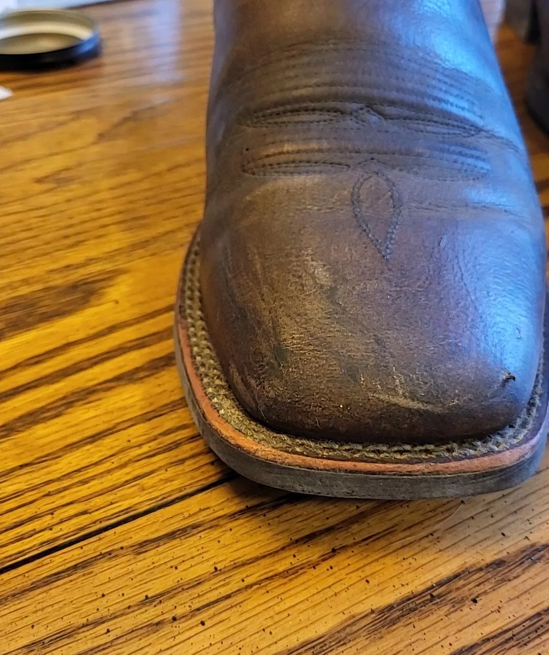 is this normal for ariats? there is to welt on this boot to my knowledge