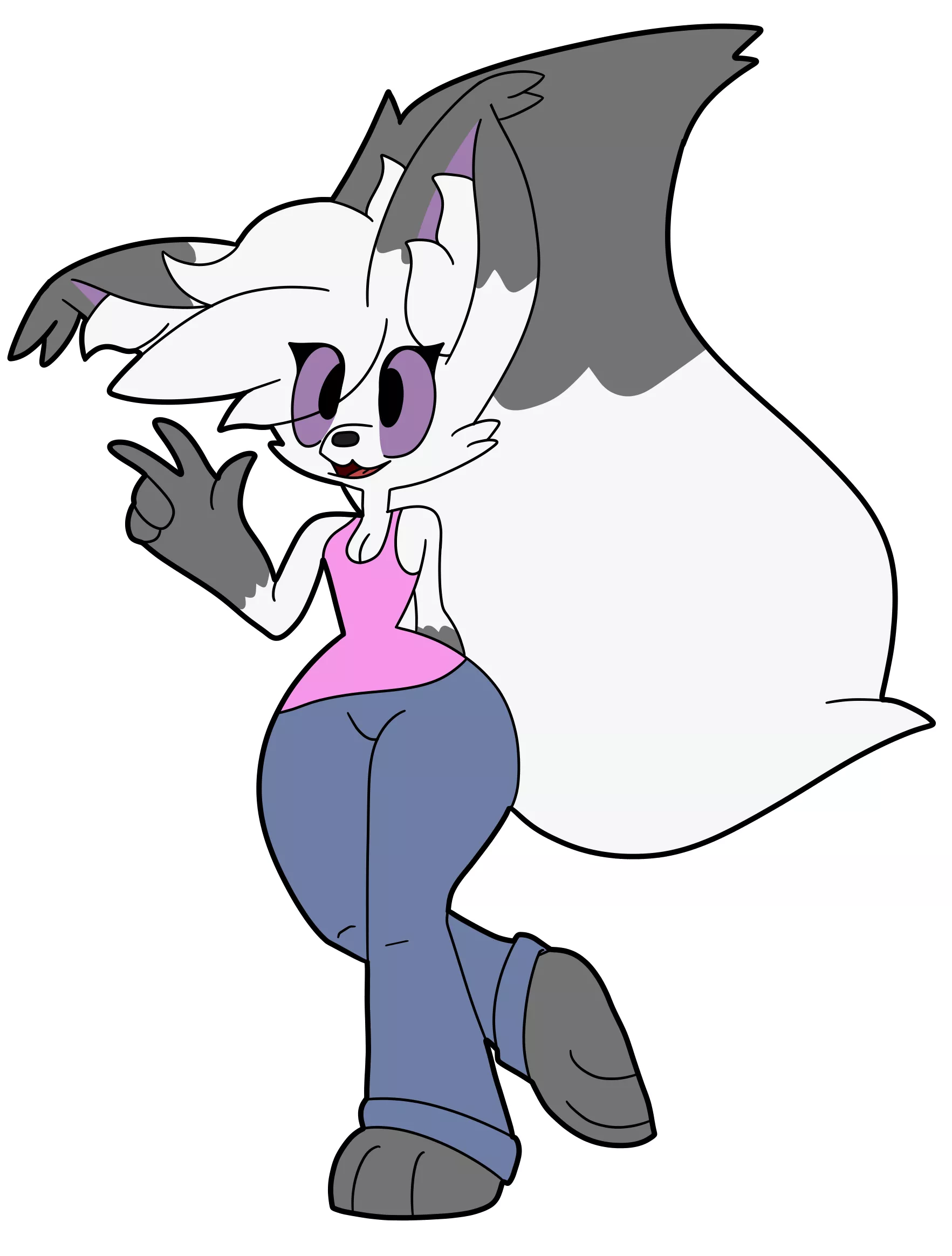 More cartoony fox (by me)