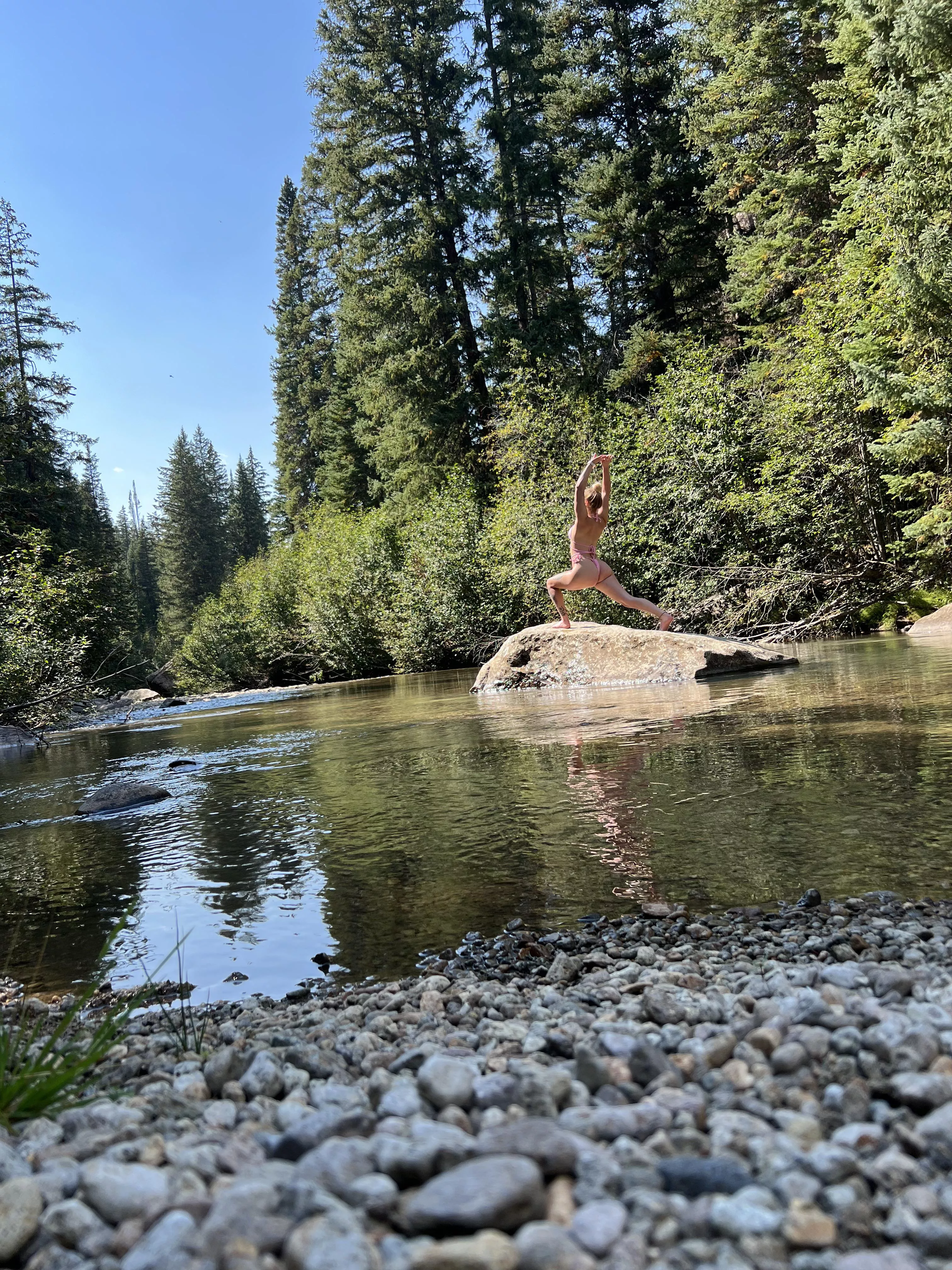 Yoga in the middle of nowhere ðŸ˜˜