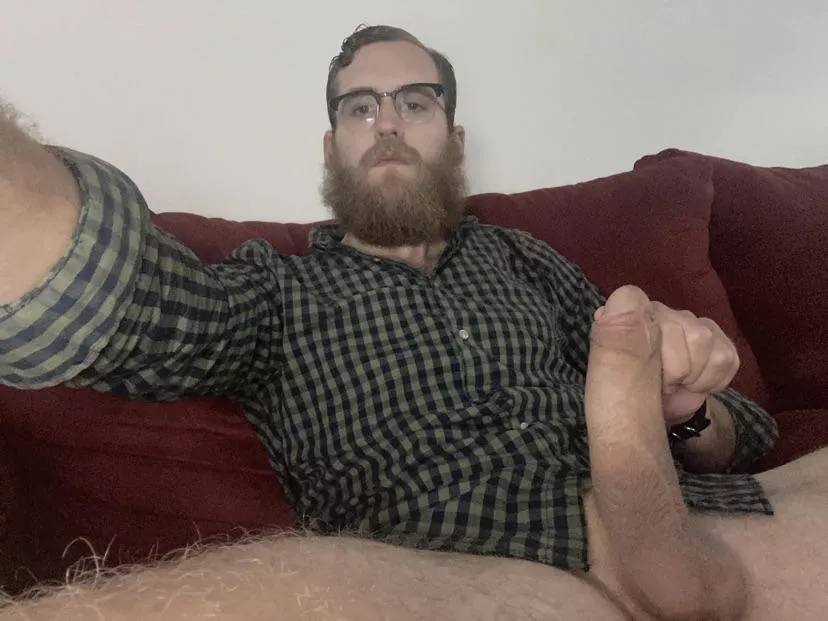 Handsome with a huge cock