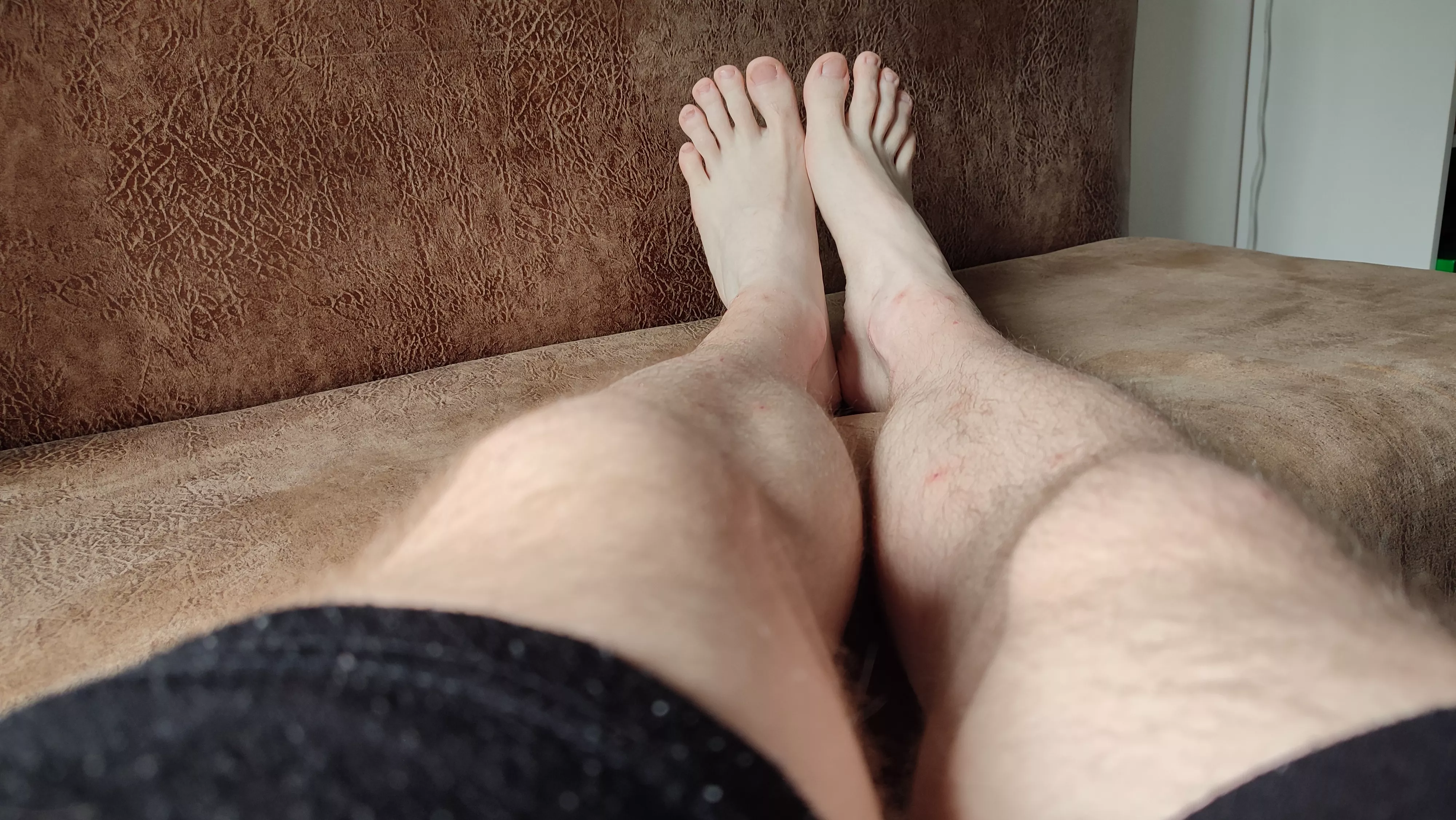 Can I masturbate your penis with my feet?